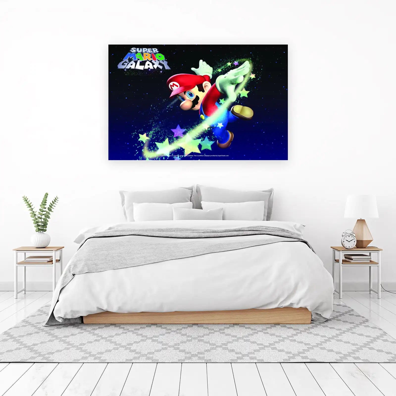 Super Mario Galaxy Star Jump Wall Art