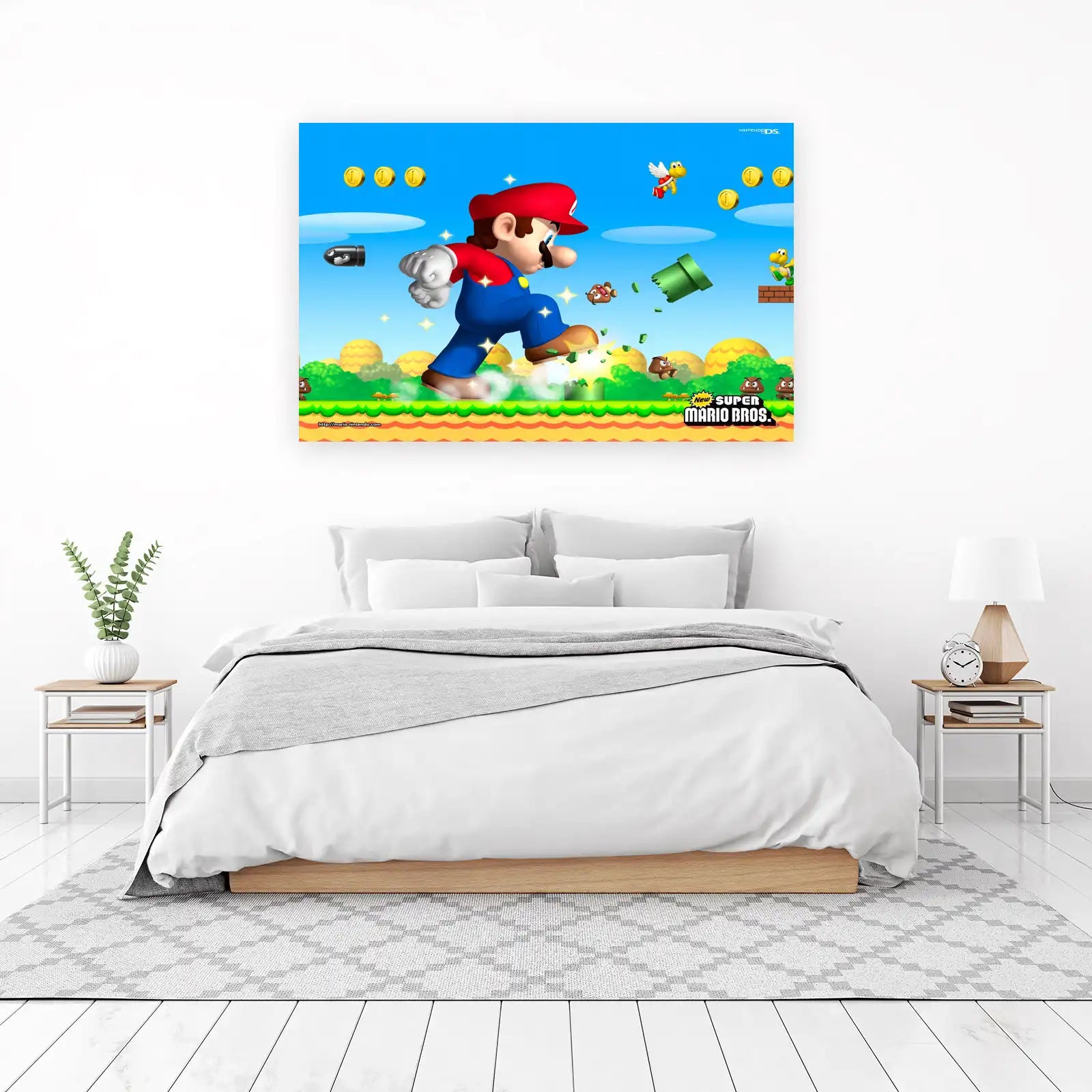 Iconic Mario Bros. Adventure Wall Art