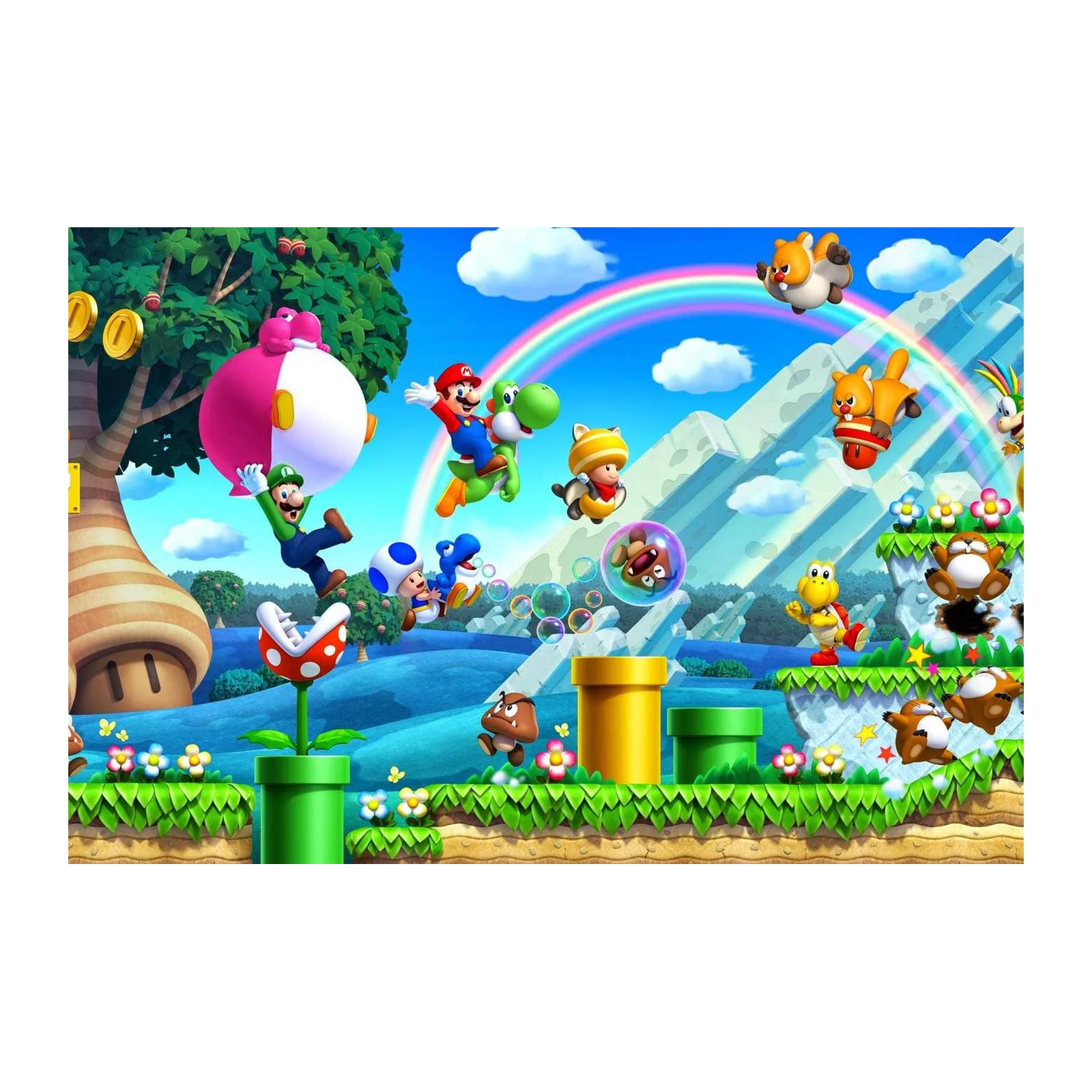 Super Mario World Adventure Wall Art