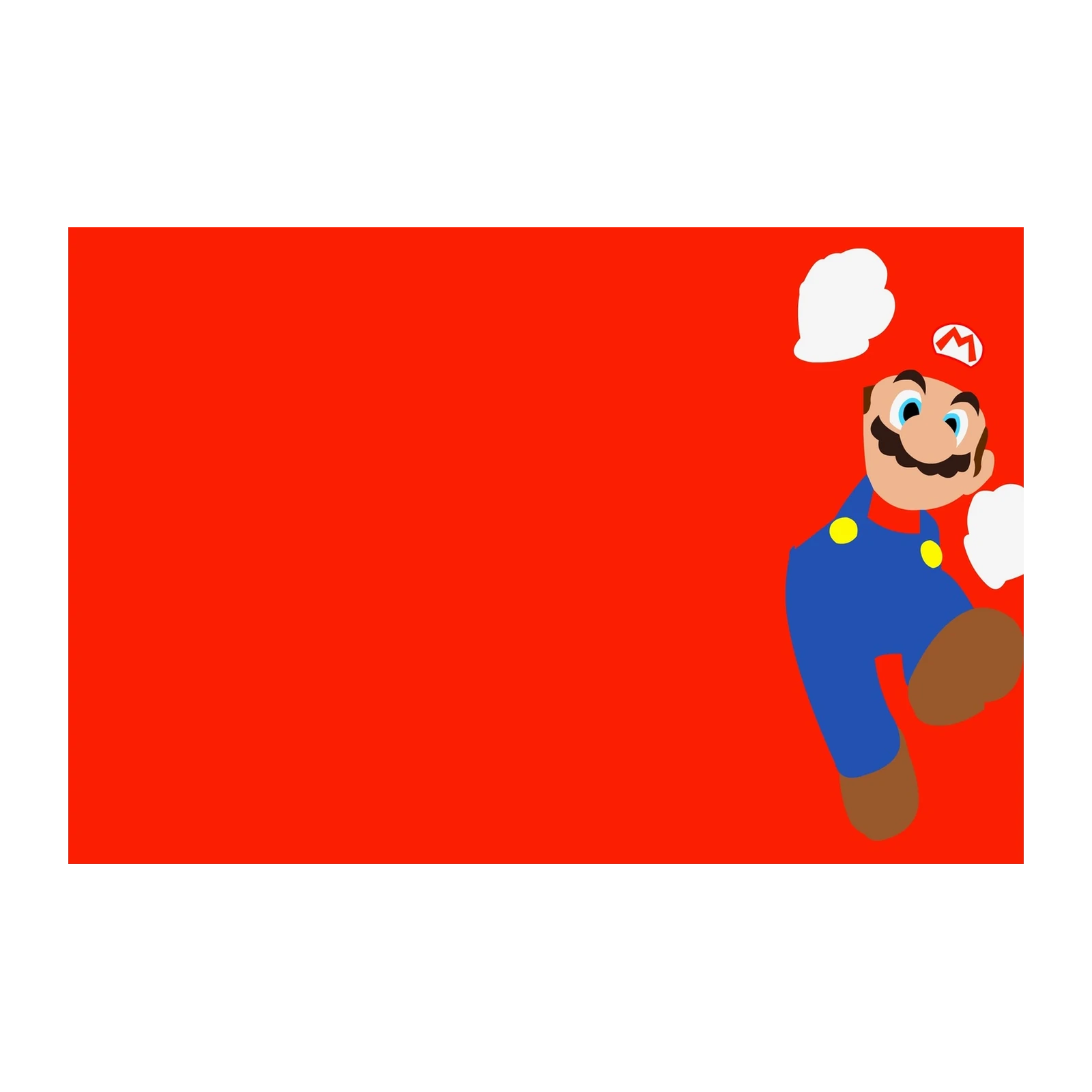 Retro Mario Jumping Wall Art
