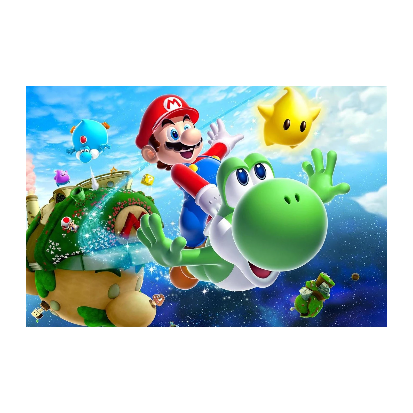 Super Mario Galaxy Adventure Wall Art