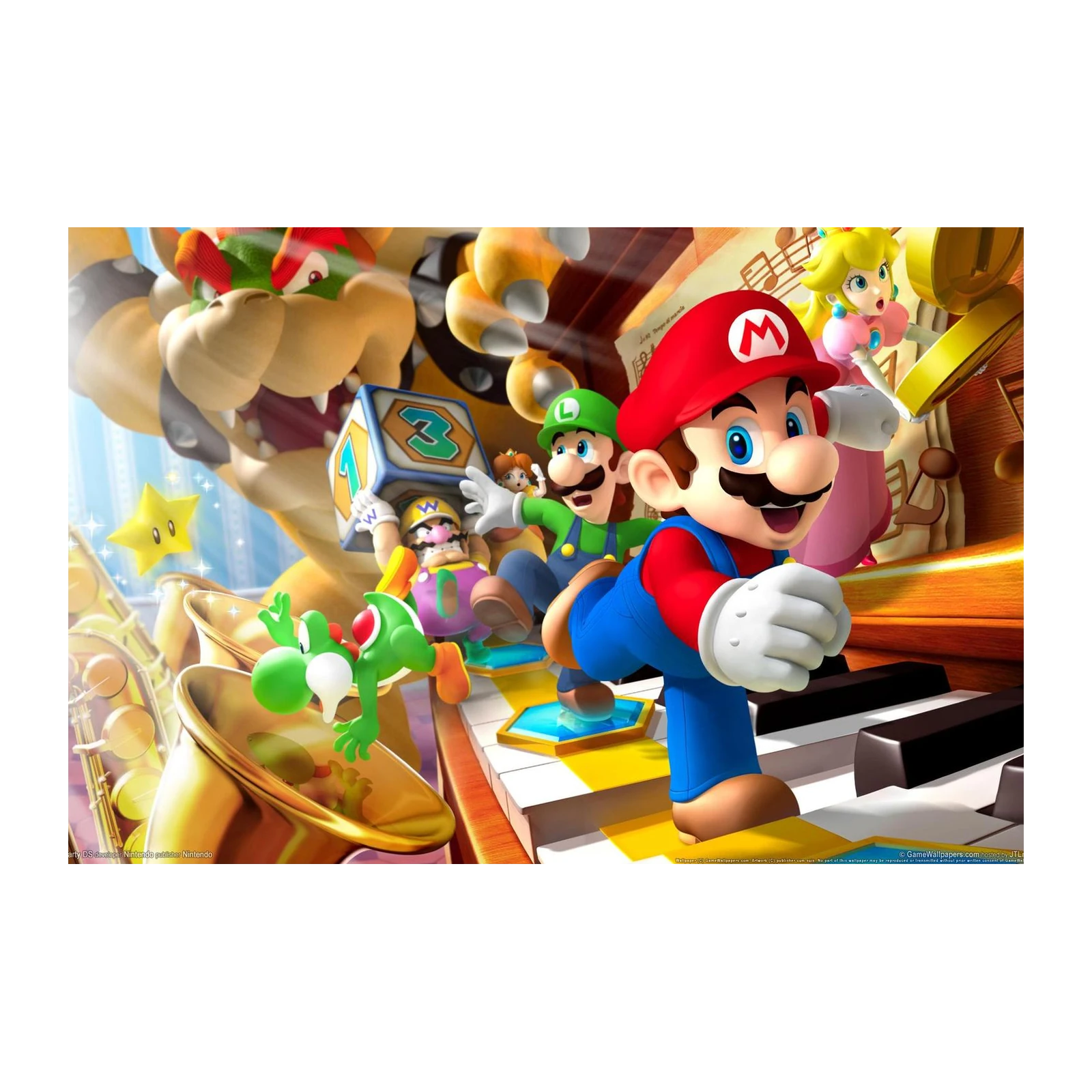 Mario & Friends Music Fun Wall Art