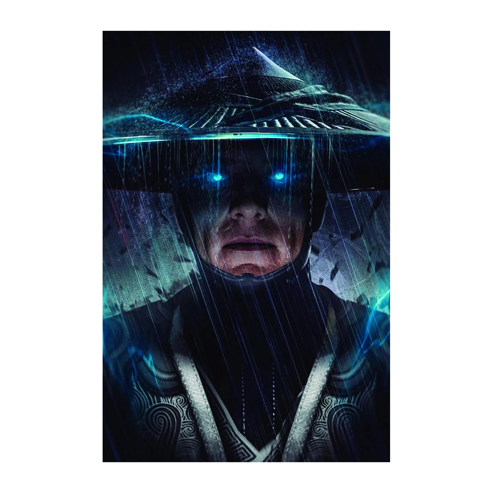 Mortal Kombat Raiden Glowing Eyes Wall Art