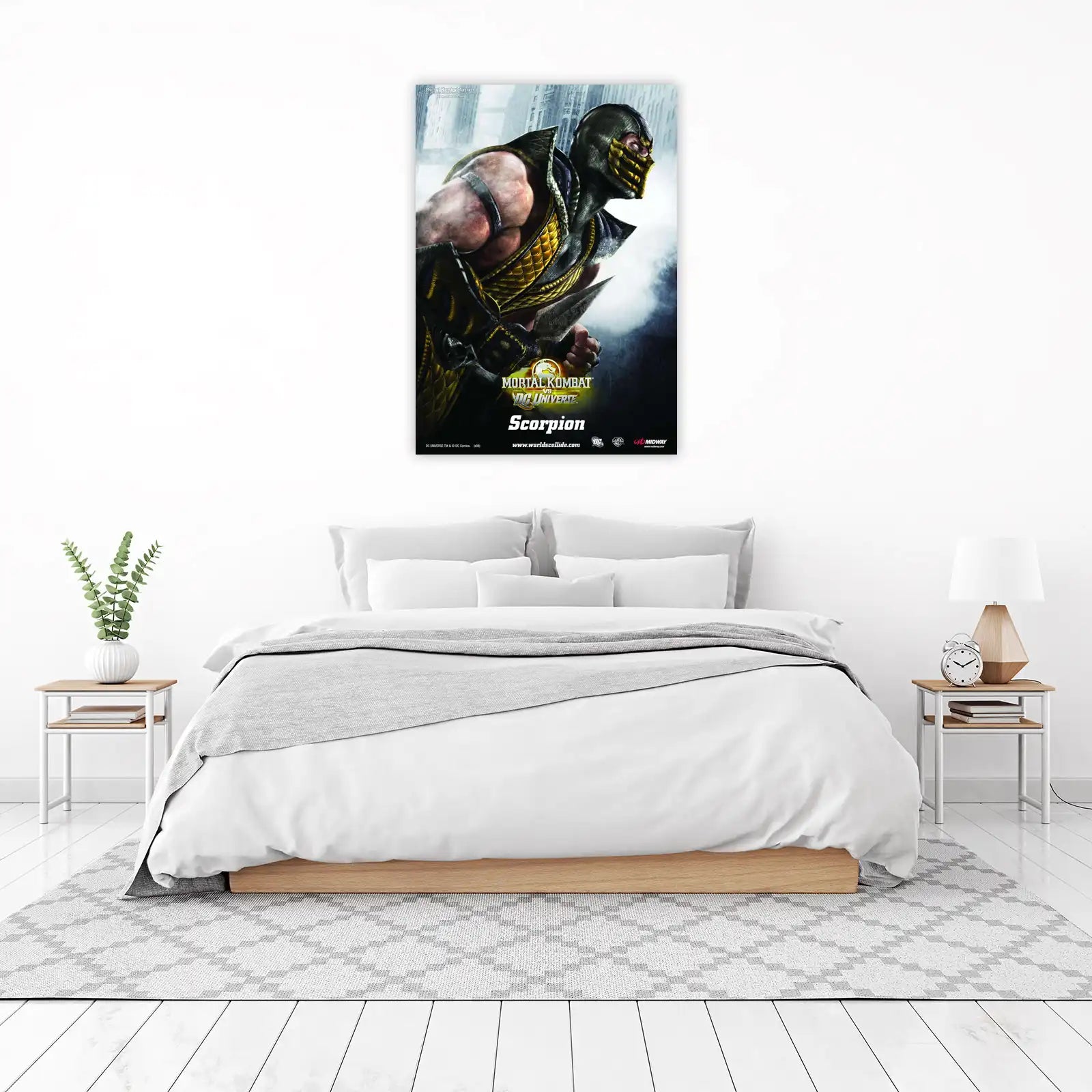 Scorpion Mortal Kombat vs DC Universe Wall Art