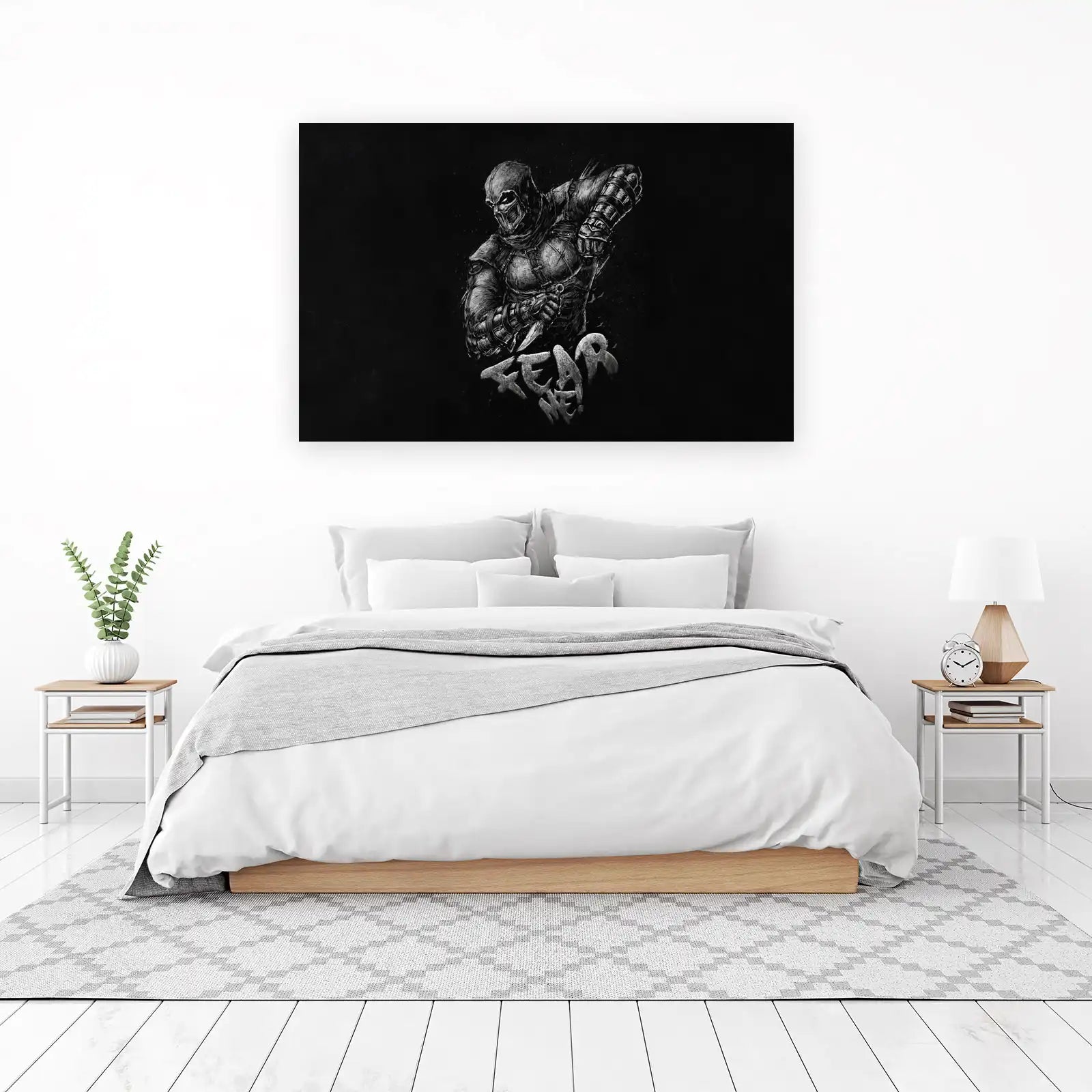 Gothic Assassin Fear Me Wall Art