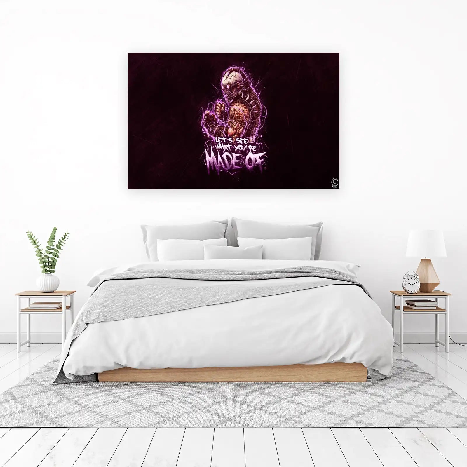 Intense Sci-Fi Warrior Wall Art