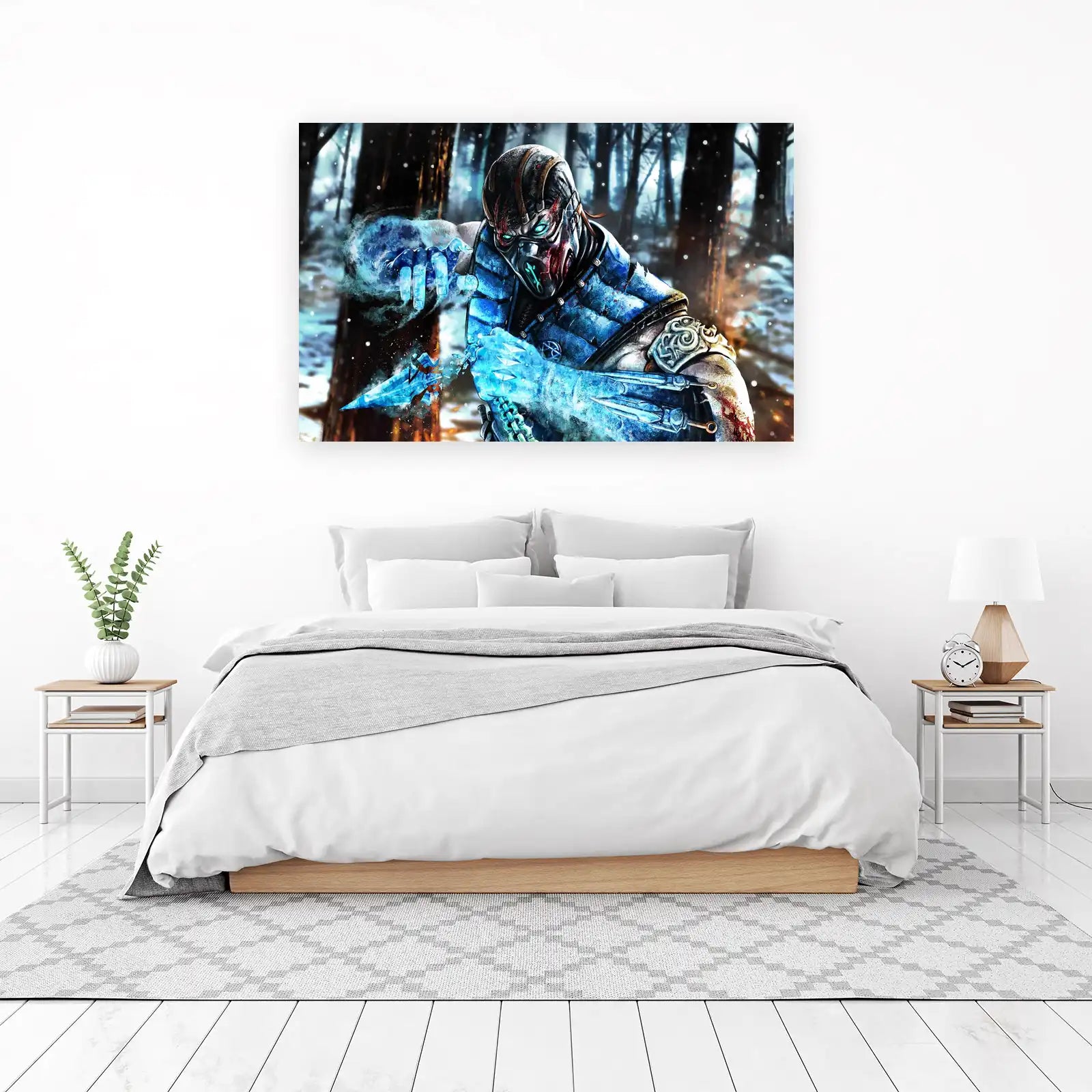 Mortal Kombat Sub-Zero Frozen Fury Wall Art