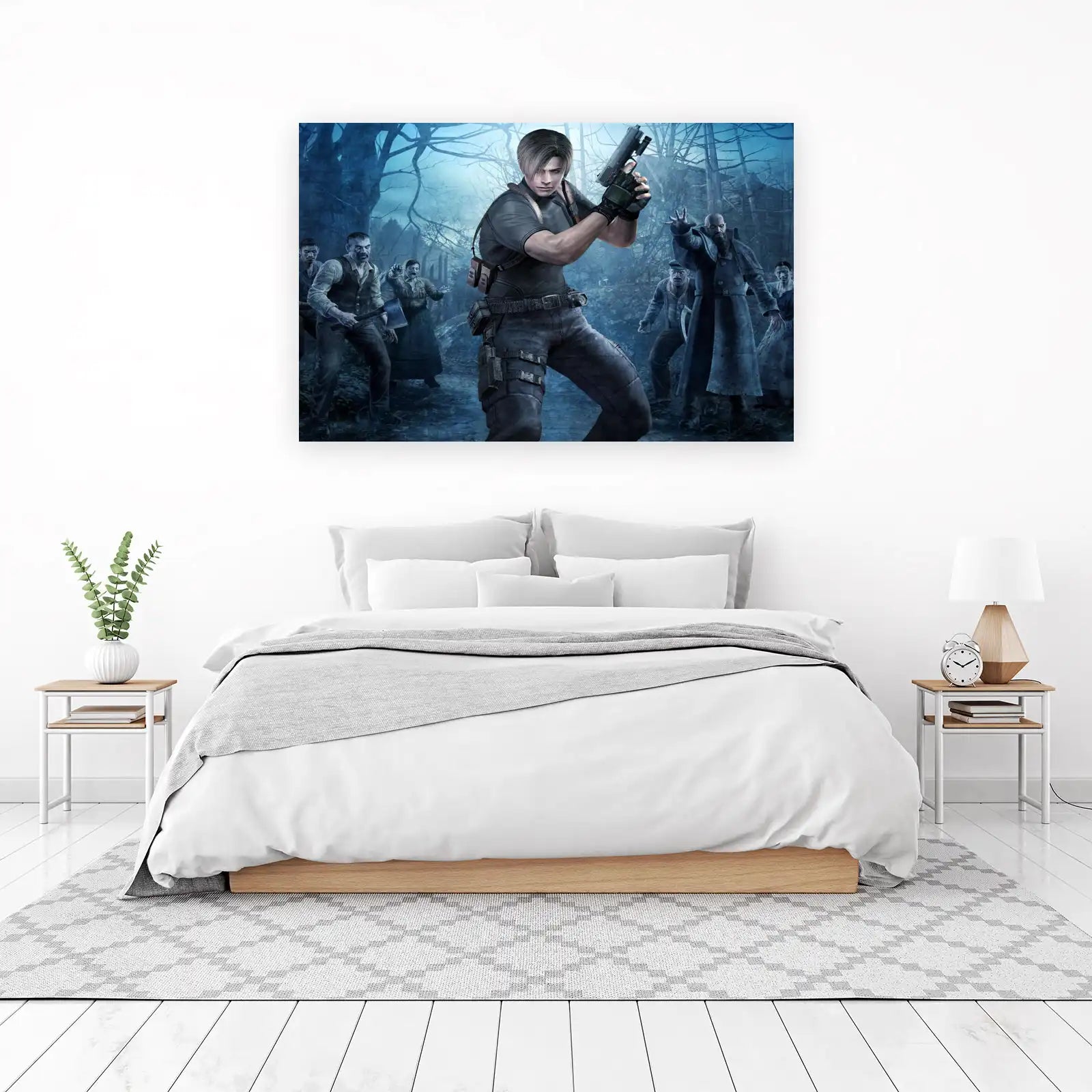 Leon S. Kennedy Zombie Slayer Wall Art