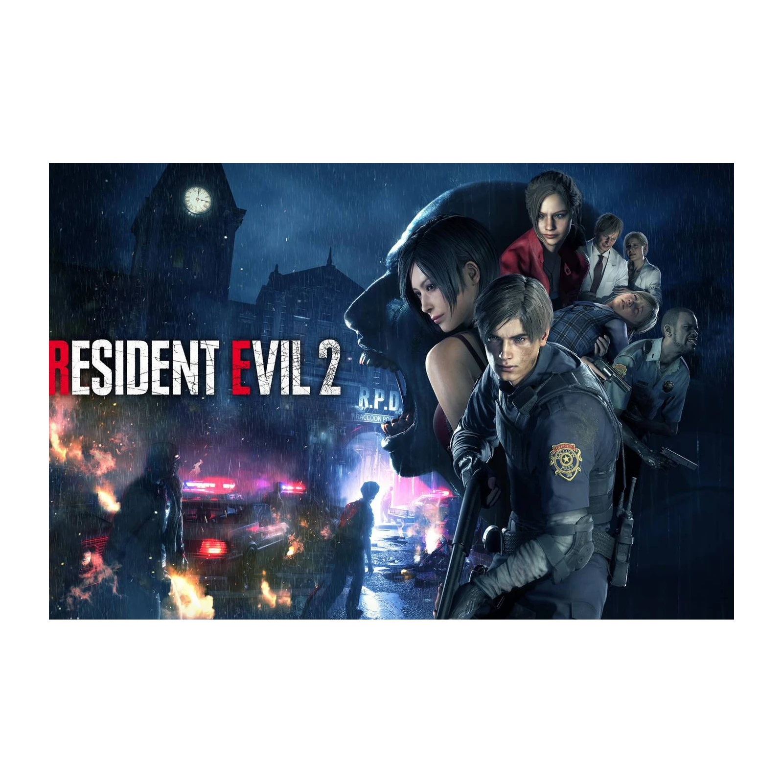 Resident Evil 2 Leon & Claire Wall Art