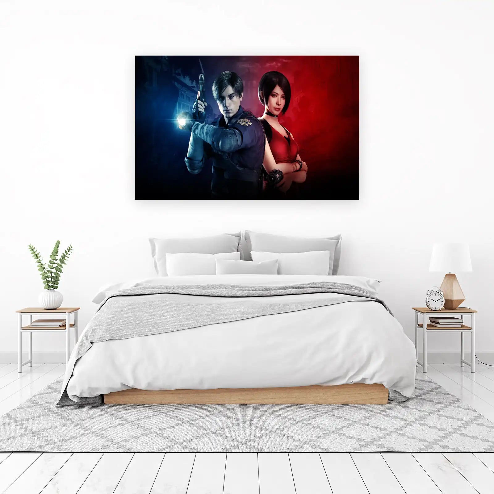 Resident Evil Leon & Ada Wall Art