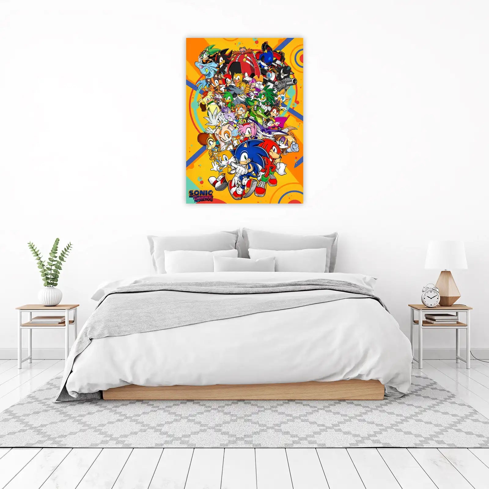 Sonic the Hedgehog Character Collage Wall Art
