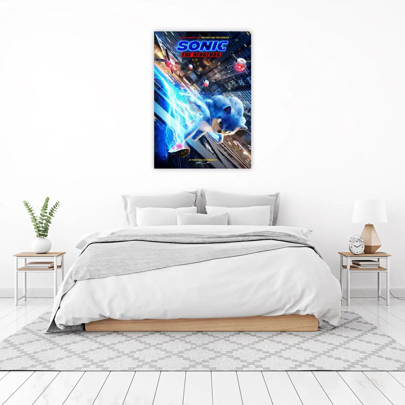 Sonic The Hedgehog Speed Burst Wall Art