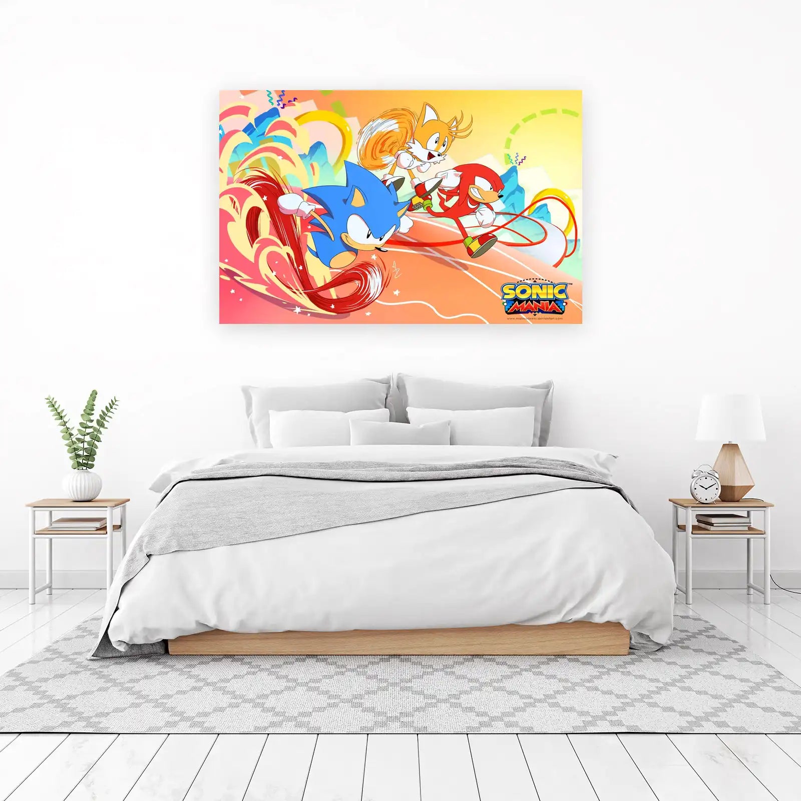 Sonic, Tails & Knuckles Speed Poster Wall Art