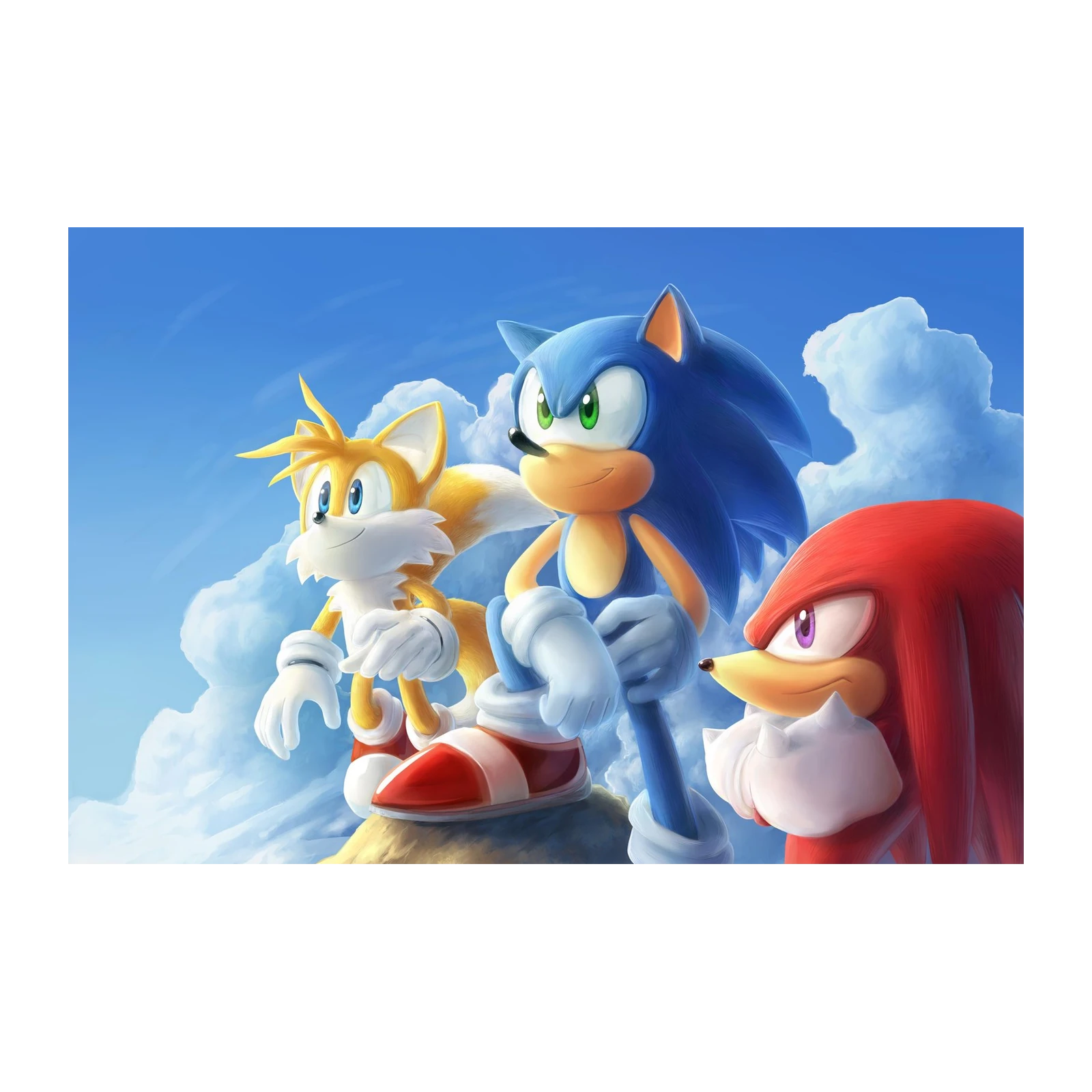 Sonic, Tails, Knuckles Adventure Wall Art