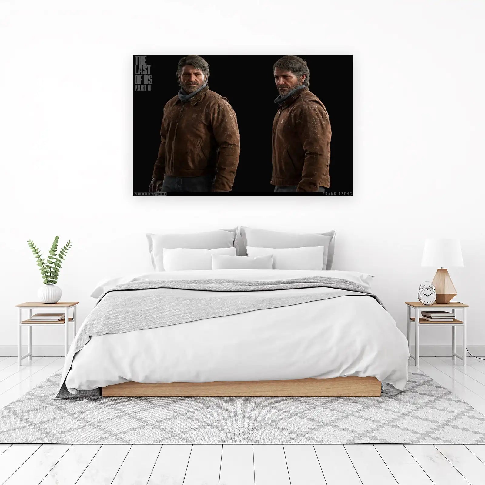 Joel Miller Last of Us Part II Wall Art