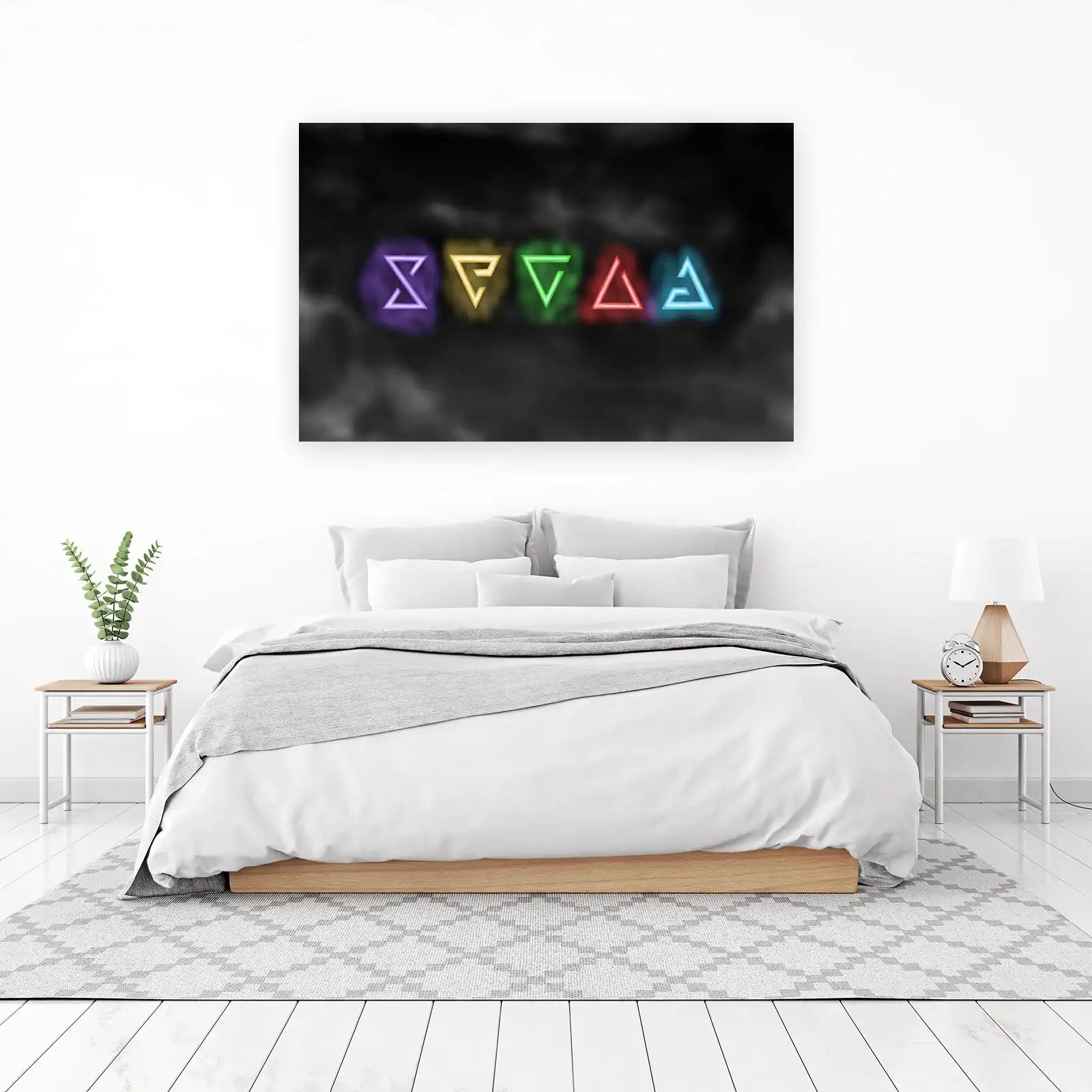 Neon Witcher Signs Wall Art