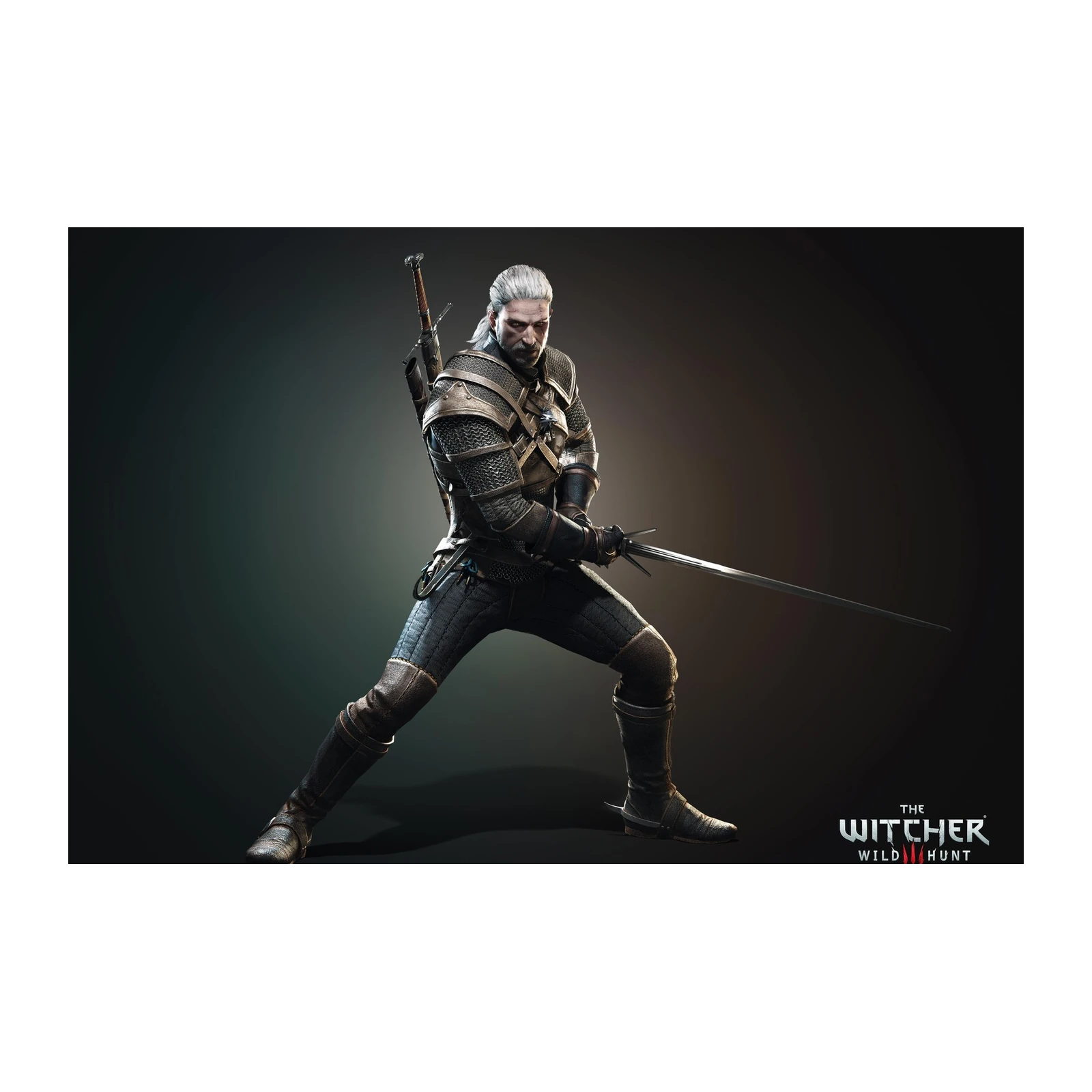 Geralt of Rivia Ready for Battle Wall Art