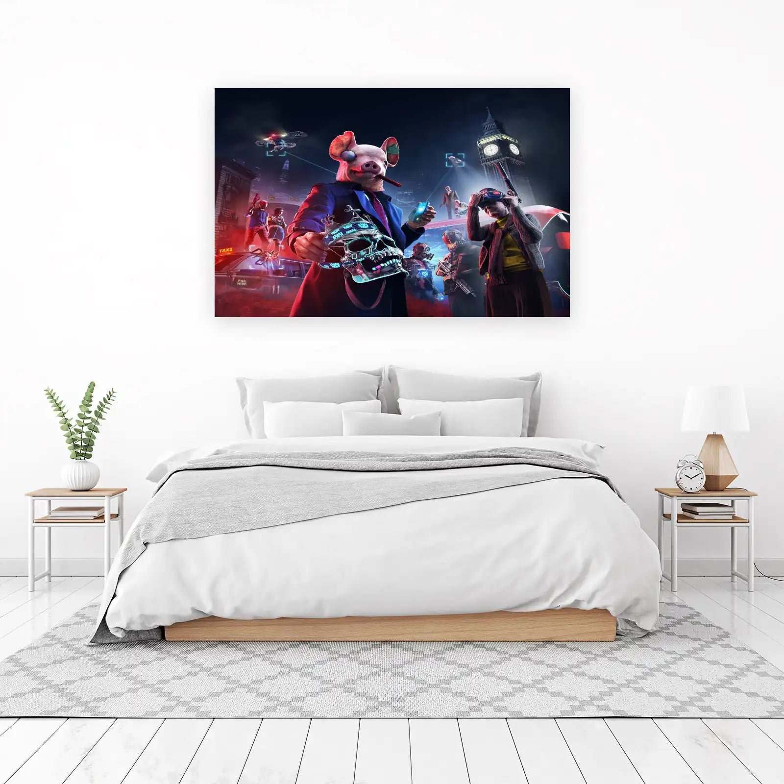London Rebellion Skull Mask Wall Art