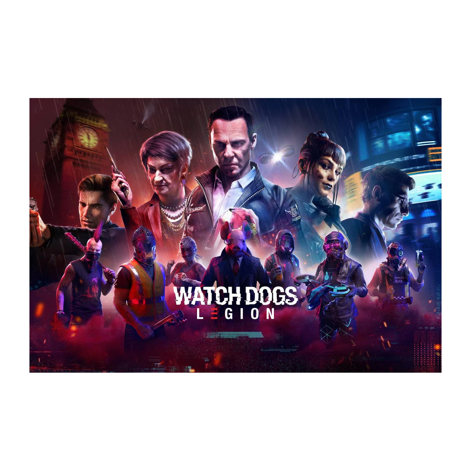 Watch Dogs Legion Dystopian London Wall Art