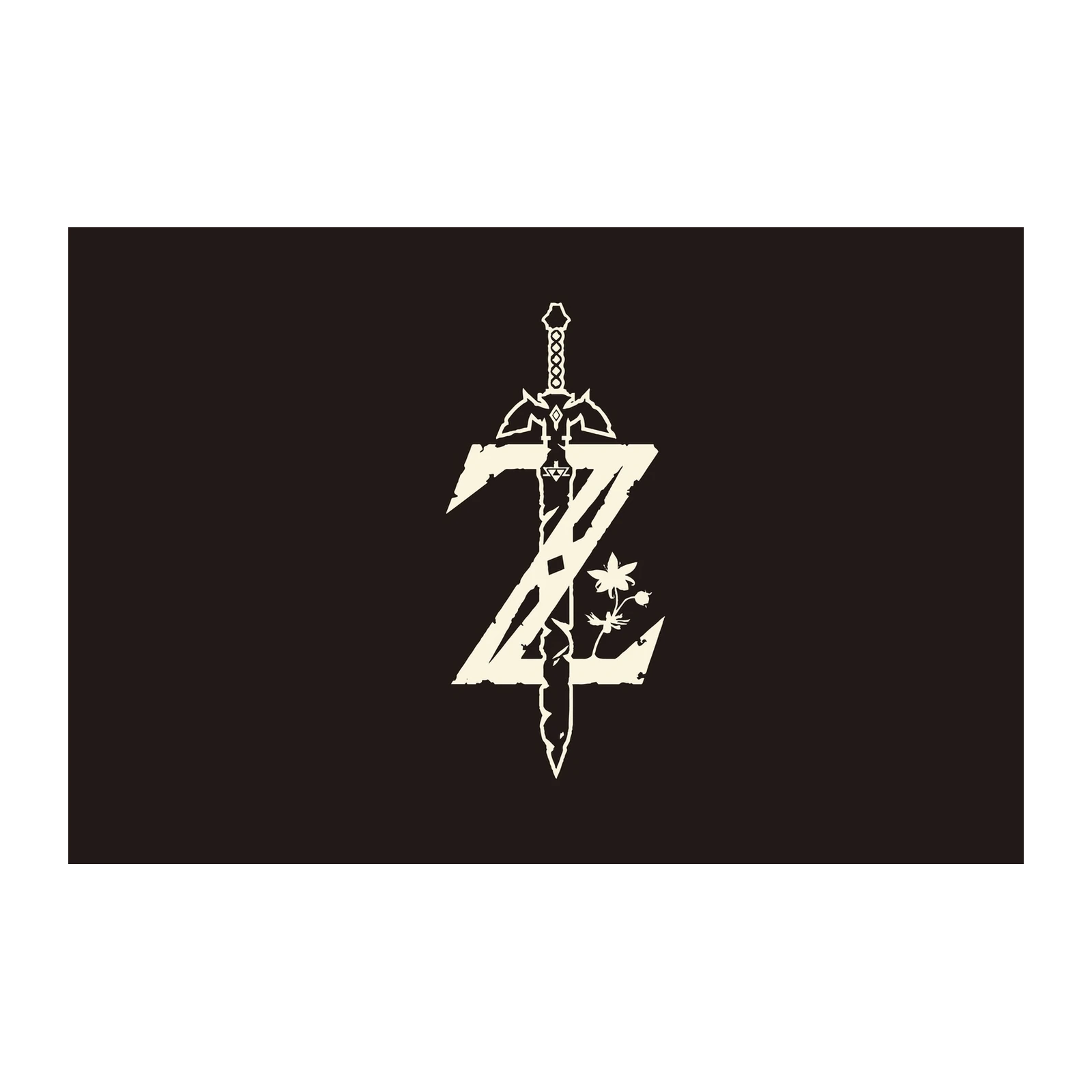 Zelda Master Sword "Z" Logo Wall Art