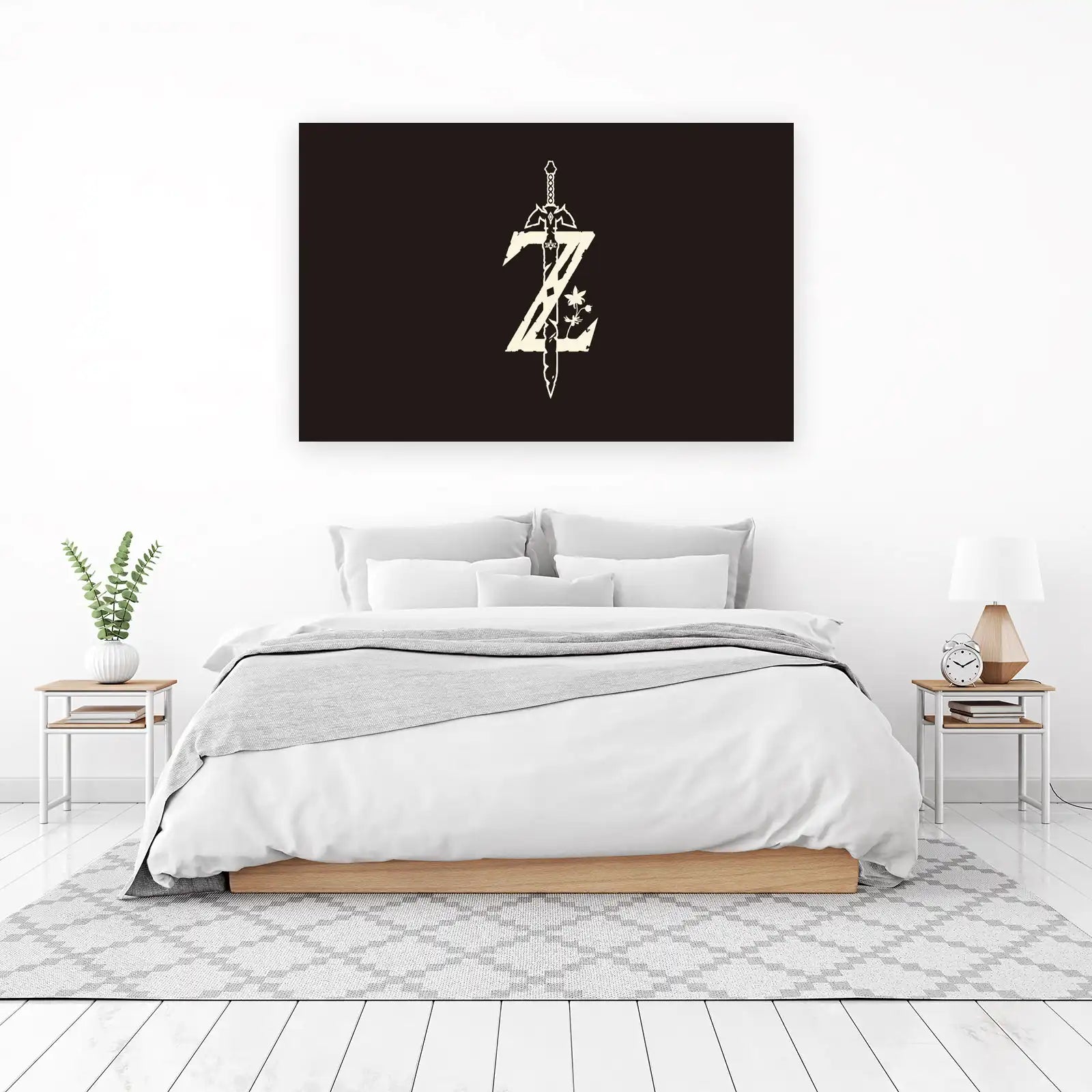 Zelda Master Sword "Z" Logo Wall Art
