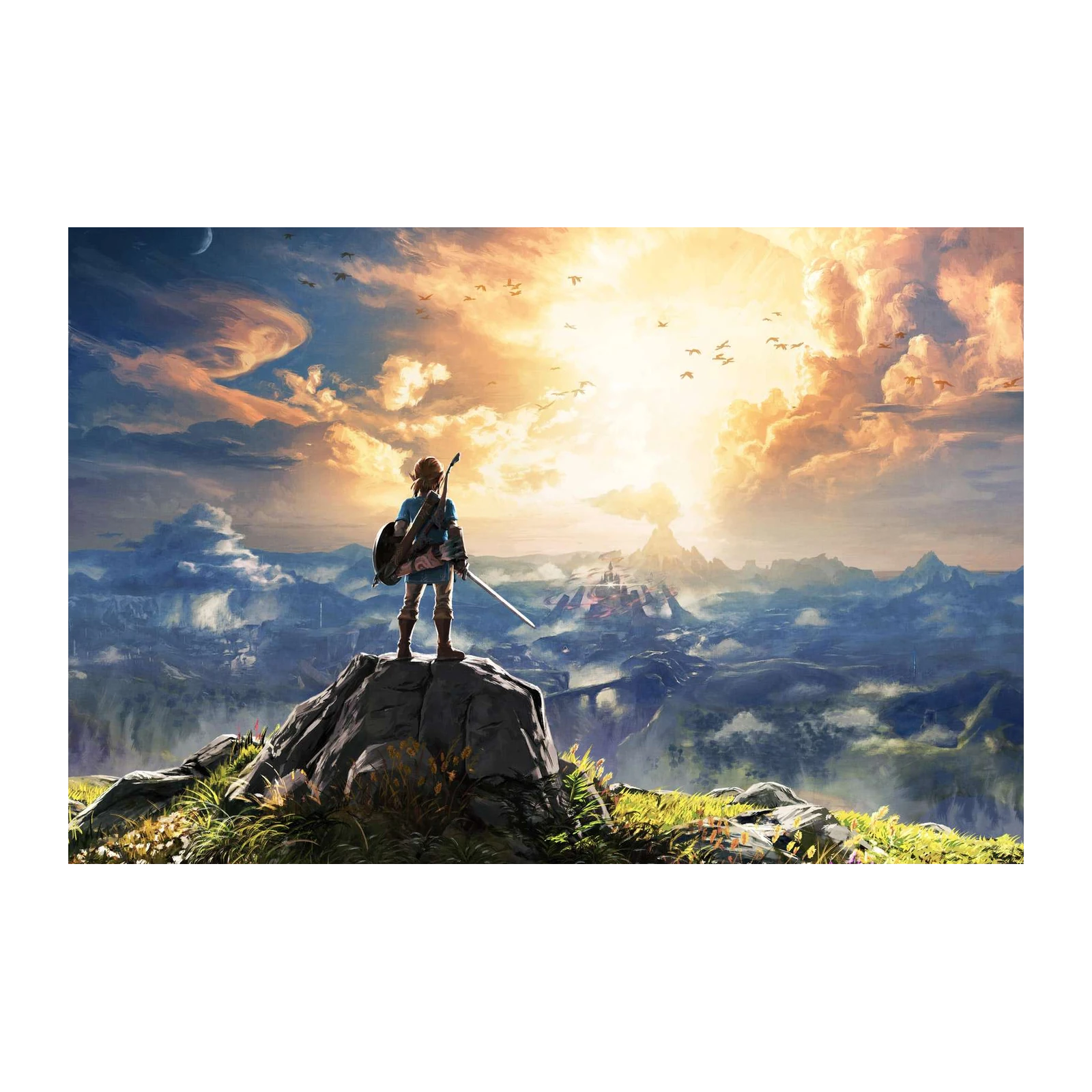 Hero's Horizon Zelda Wall Art