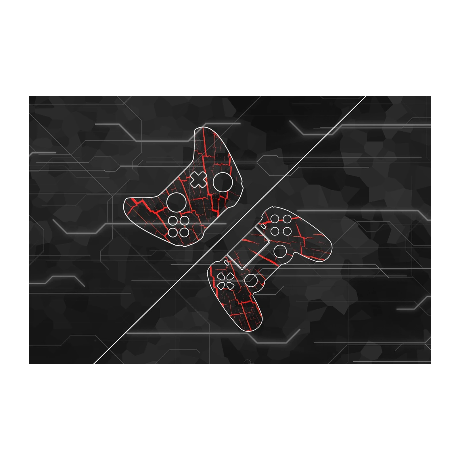 Gamer's Rift Controller Art Wall Art