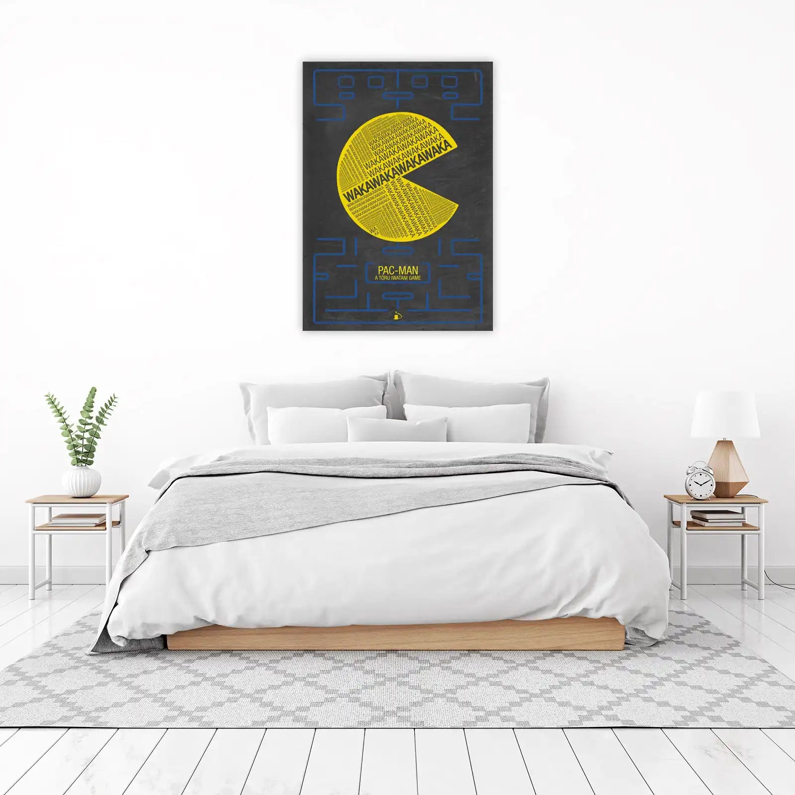 Retro Pac-Man Maze Wall Art