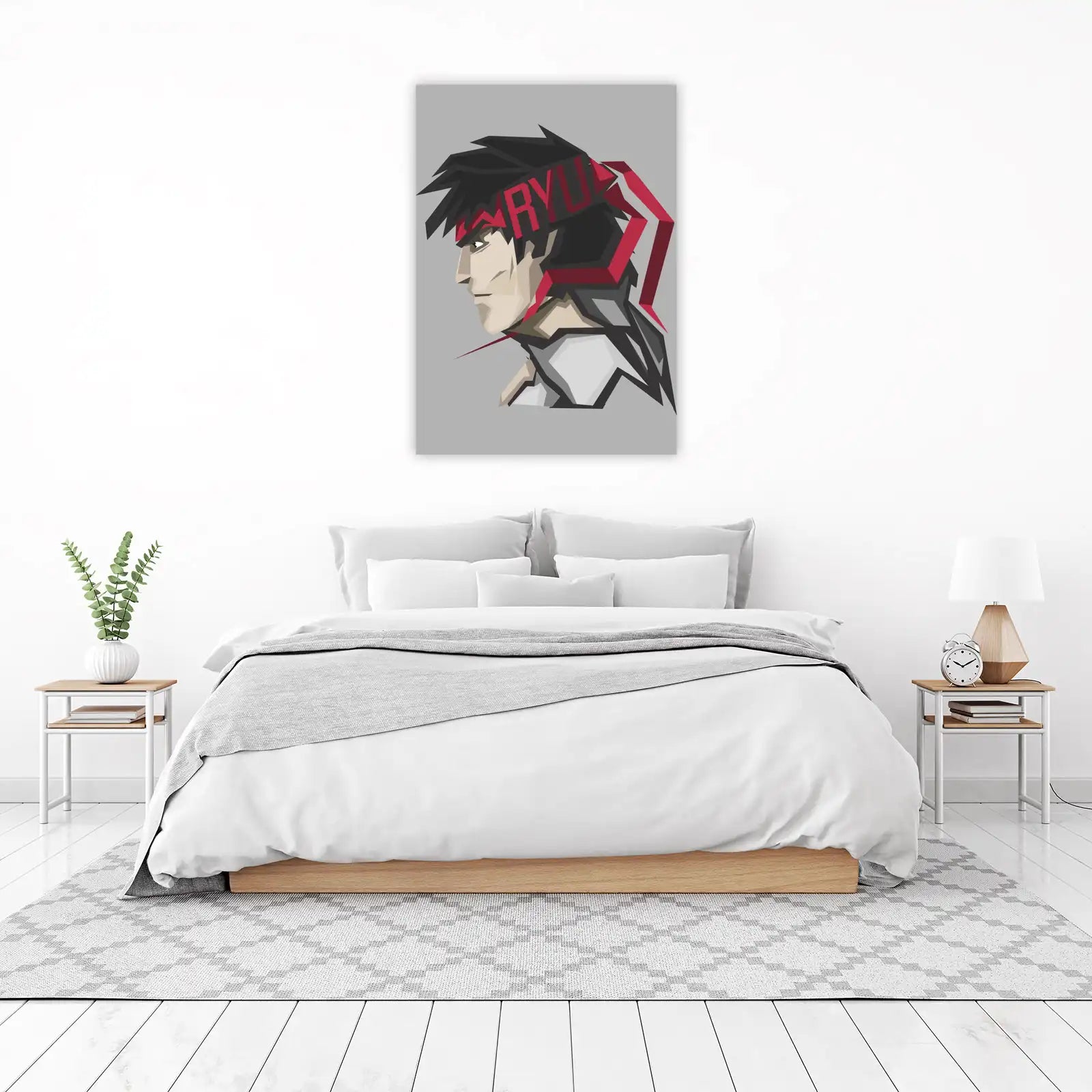 Epic Ryu Fighting Game Art Wall Art