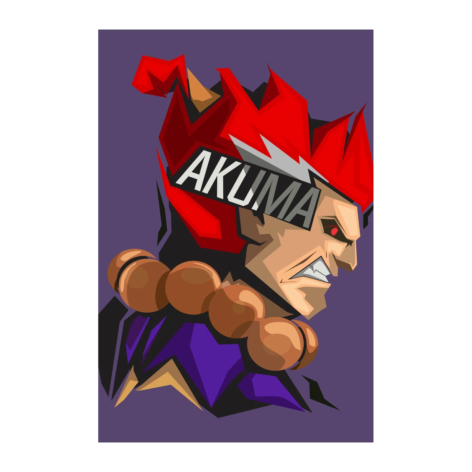 Fierce Akuma "Ansatsuken Master" Wall Art