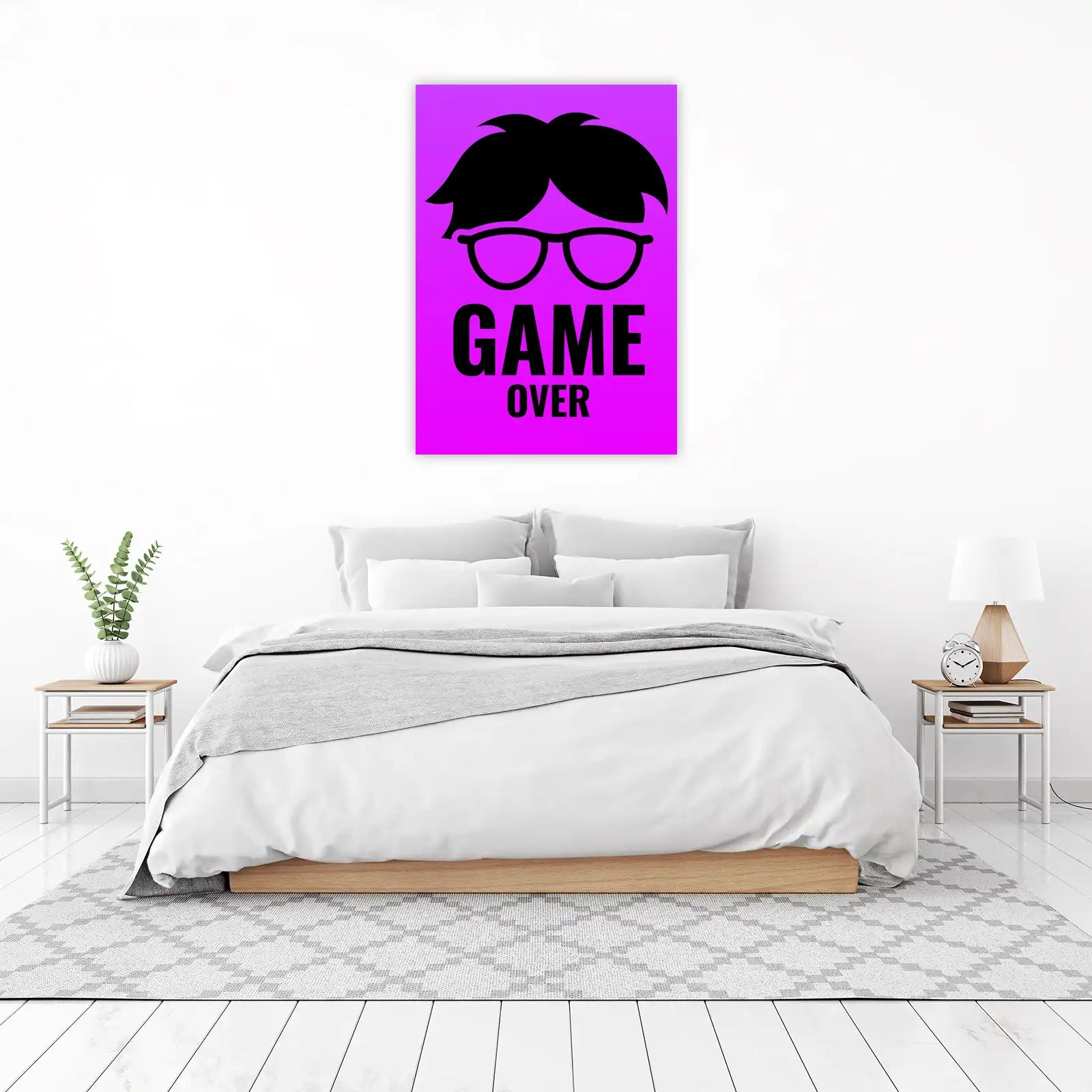 Retro Gamer "Game Over" Wall Art
