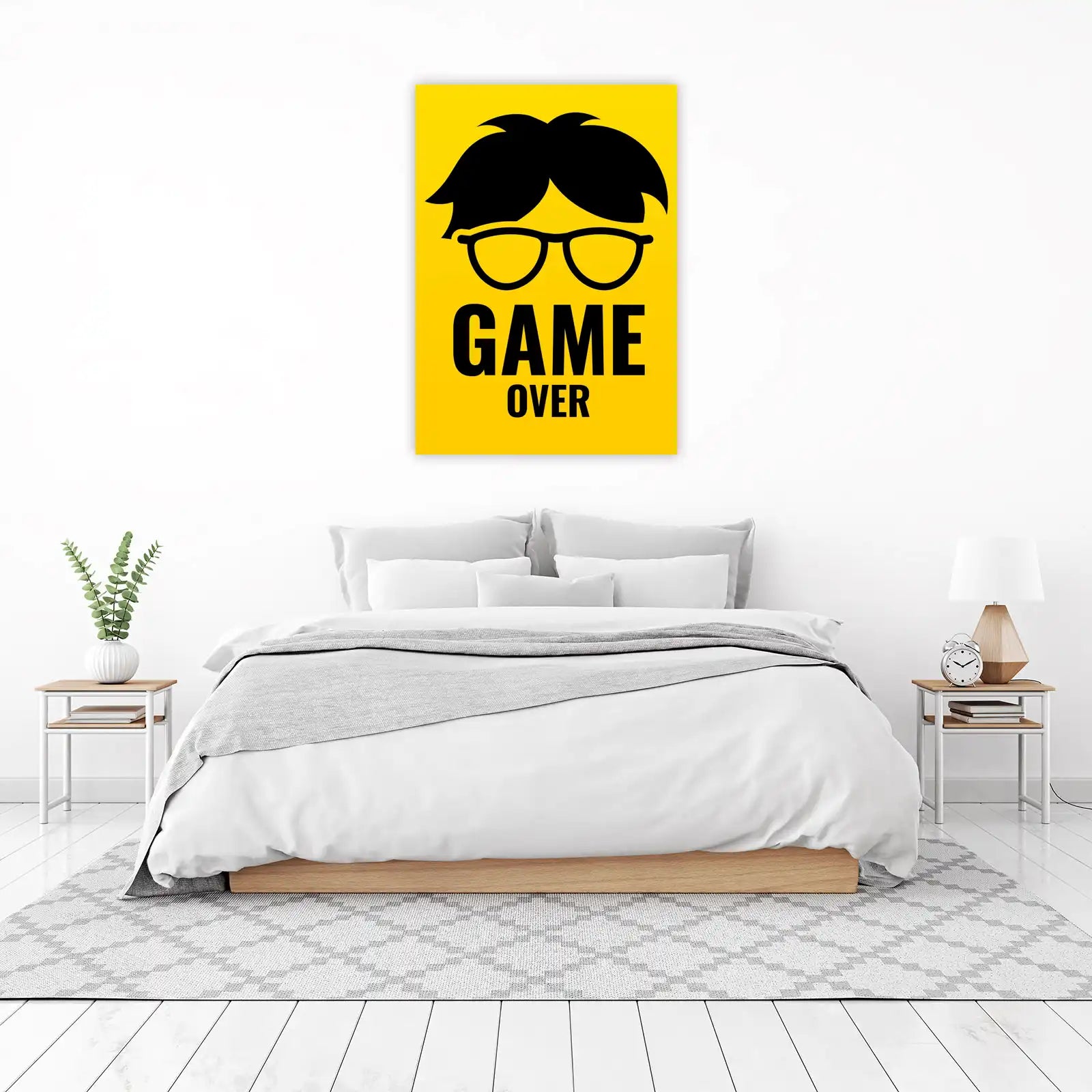 Retro Nerd "Game Over" Pop Art Wall Art