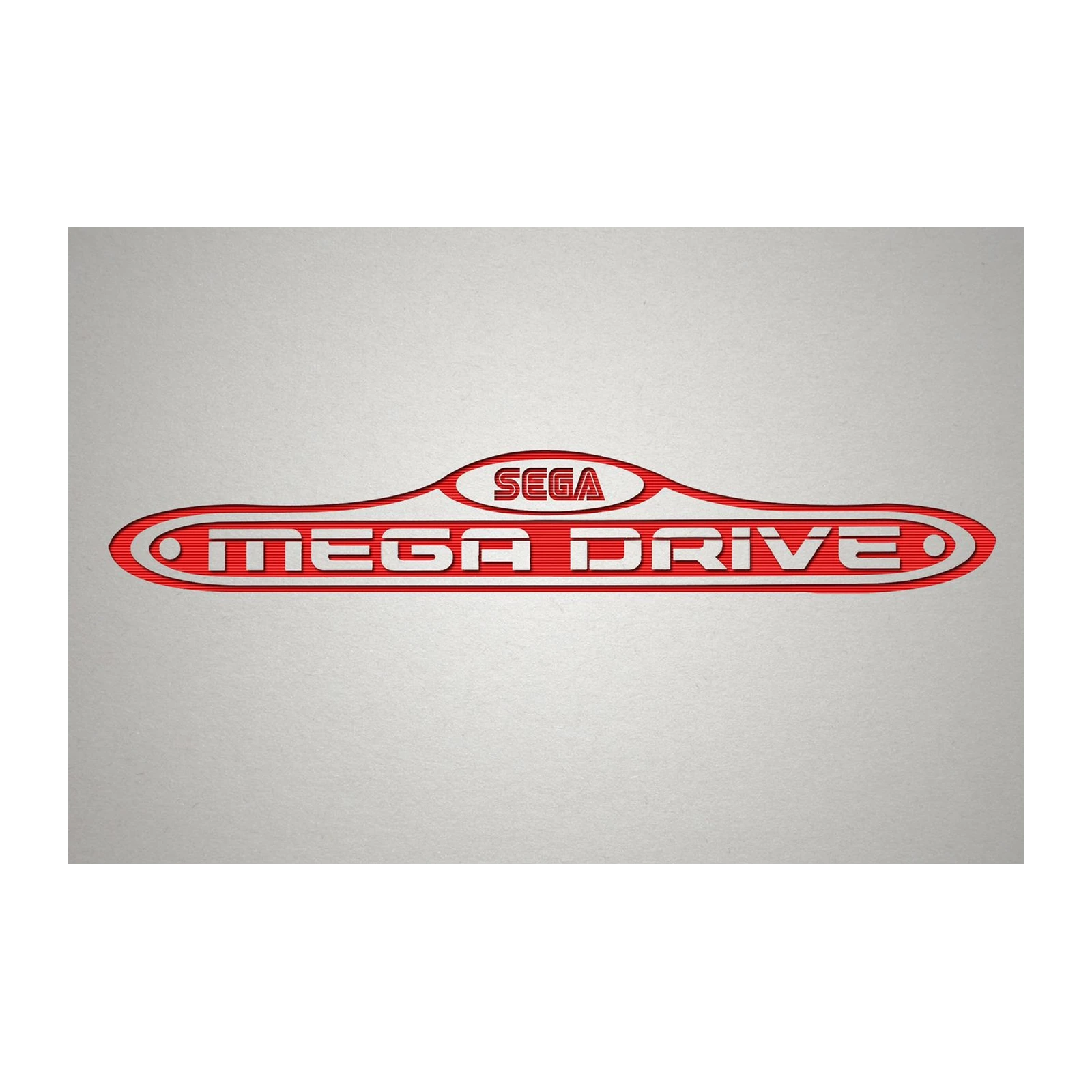 Retro Sega Mega Drive Logo Wall Art