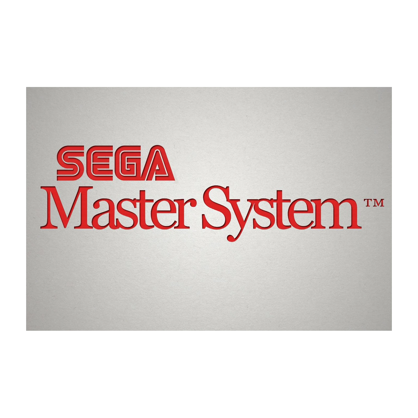 Retro SEGA Master System Logo Wall Art