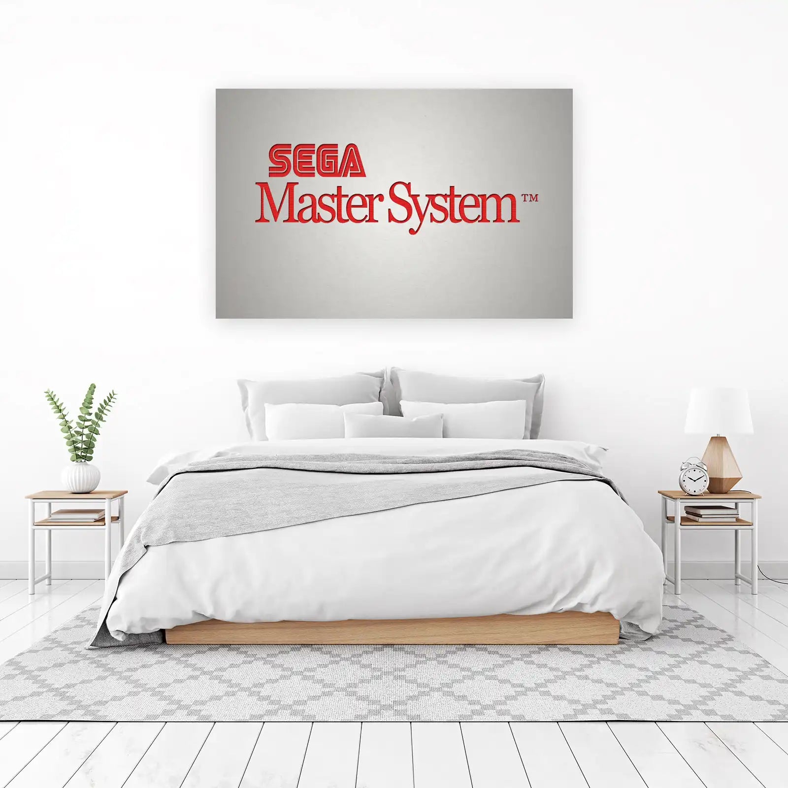 Retro SEGA Master System Logo Wall Art