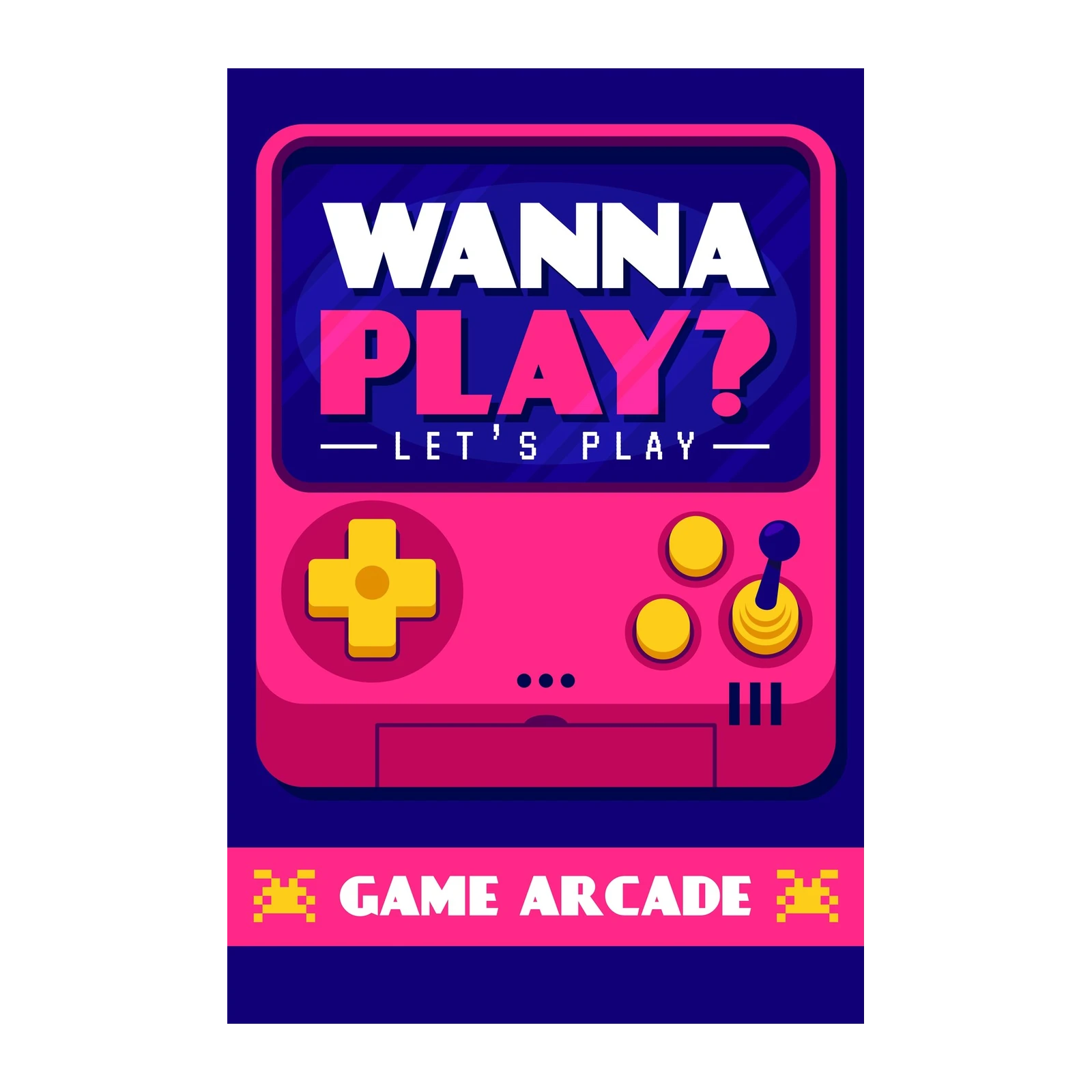 Retro Gaming Vibes Wall Art