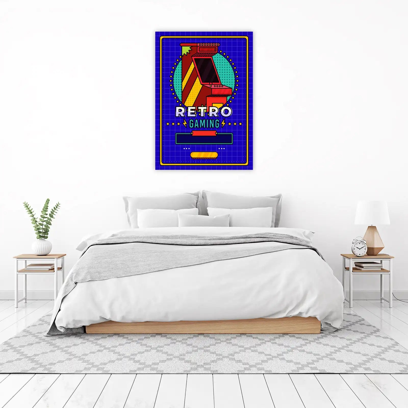 Retro Arcade Gaming Vibes Wall Art