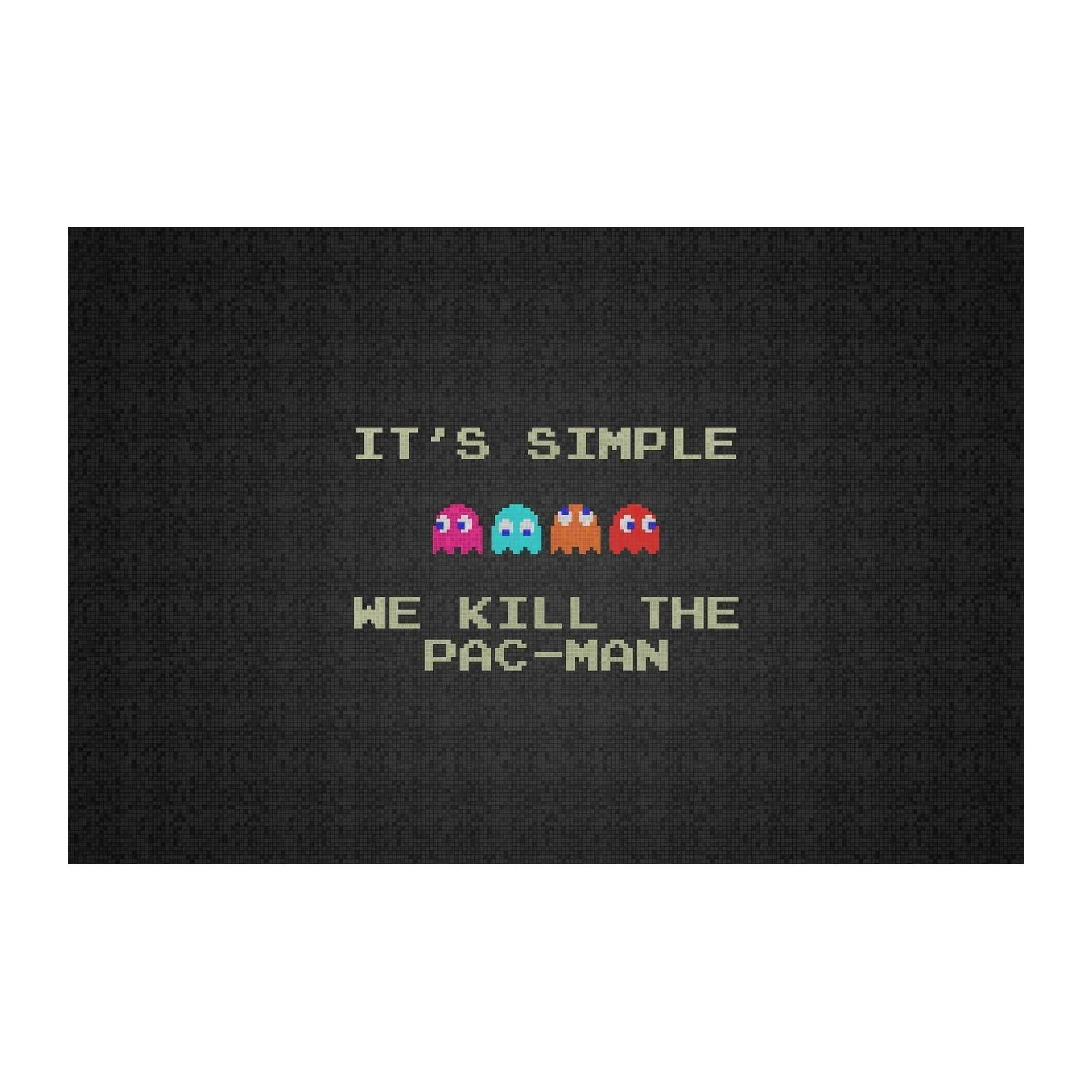 Retro Pac-Man Ghosts Wall Art