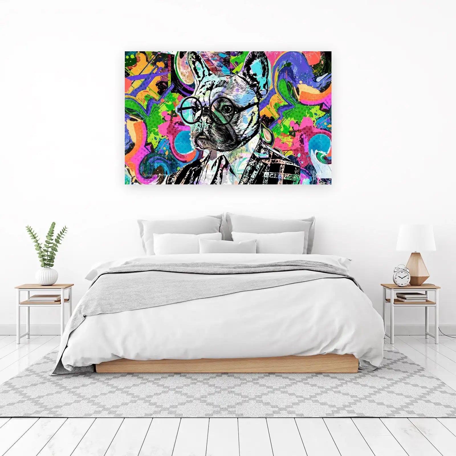 Dapper French Bulldog Pop Art Wall Art