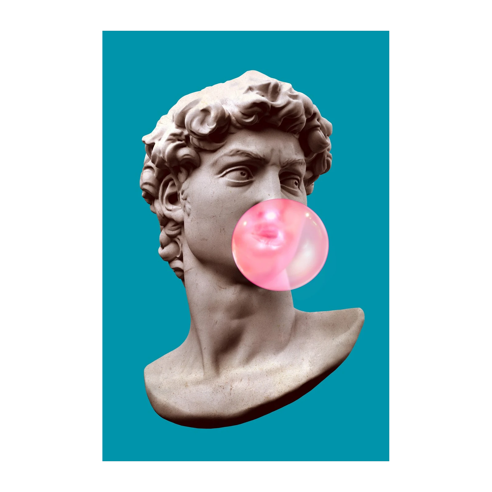 David Bubblegum Pop Art Wall Art
