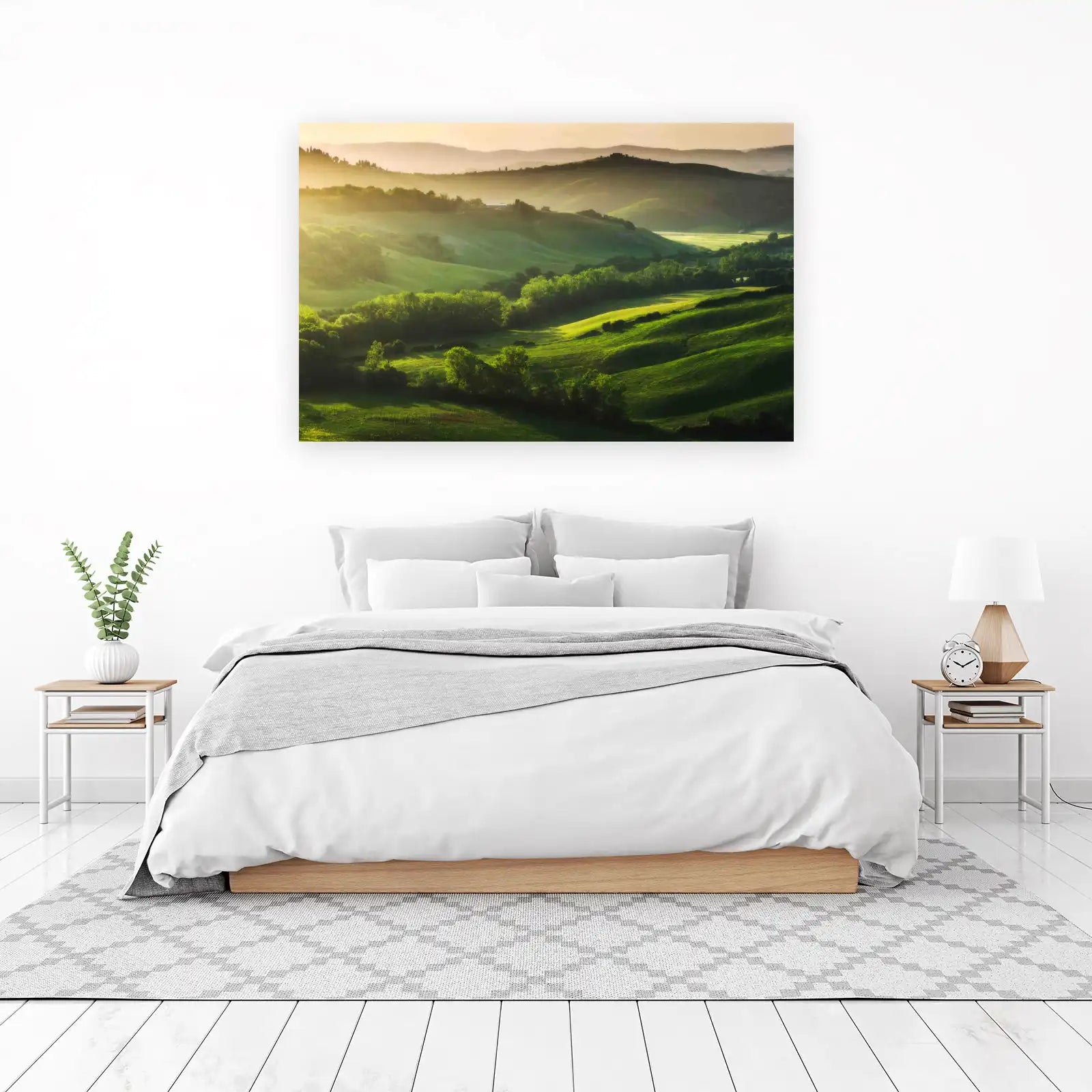 Serene Tuscan Rolling Hills Wall Art