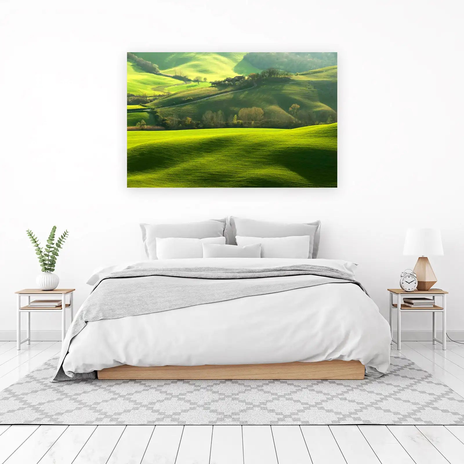 Tuscan Rolling Hills Landscape Wall Art