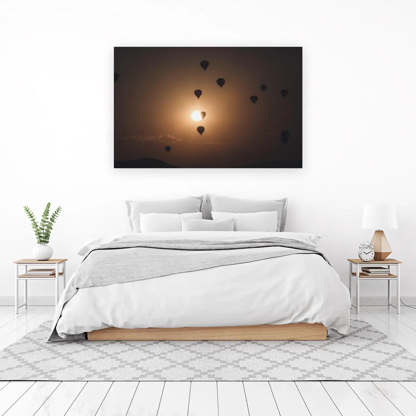 Sunrise Hot Air Balloons Wall Art