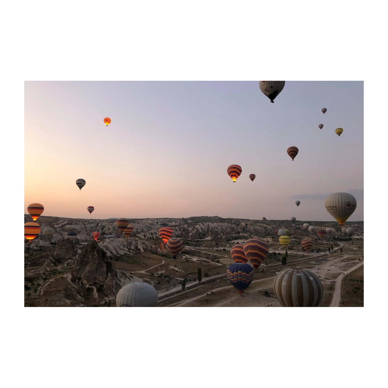 Cappadocia Hot Air Balloon Vista Wall Art