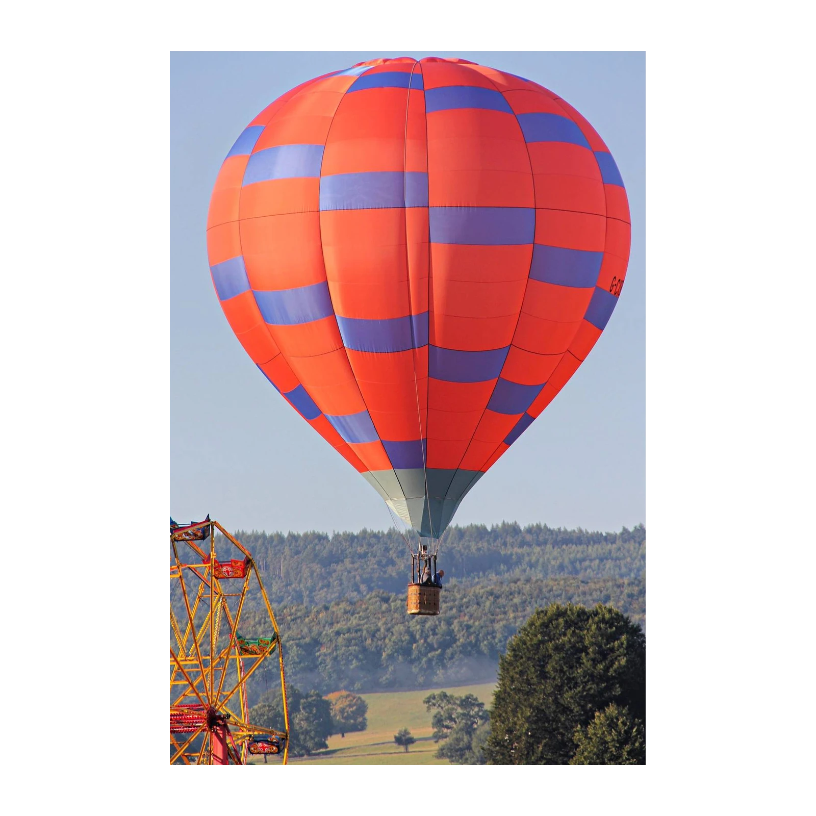 Vibrant Hot Air Balloon Adventure Wall Art