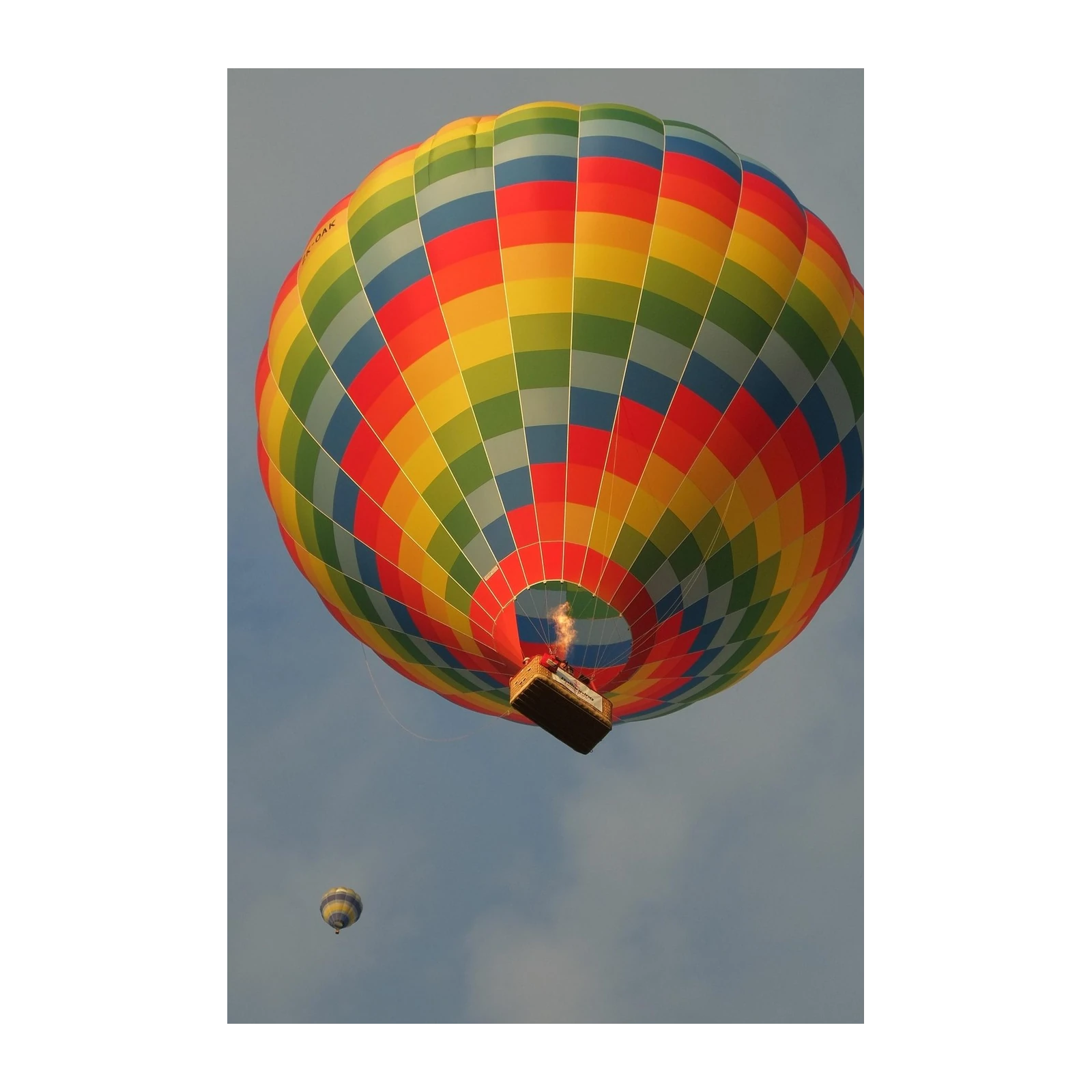 Vibrant Hot Air Balloon Ride Wall Art