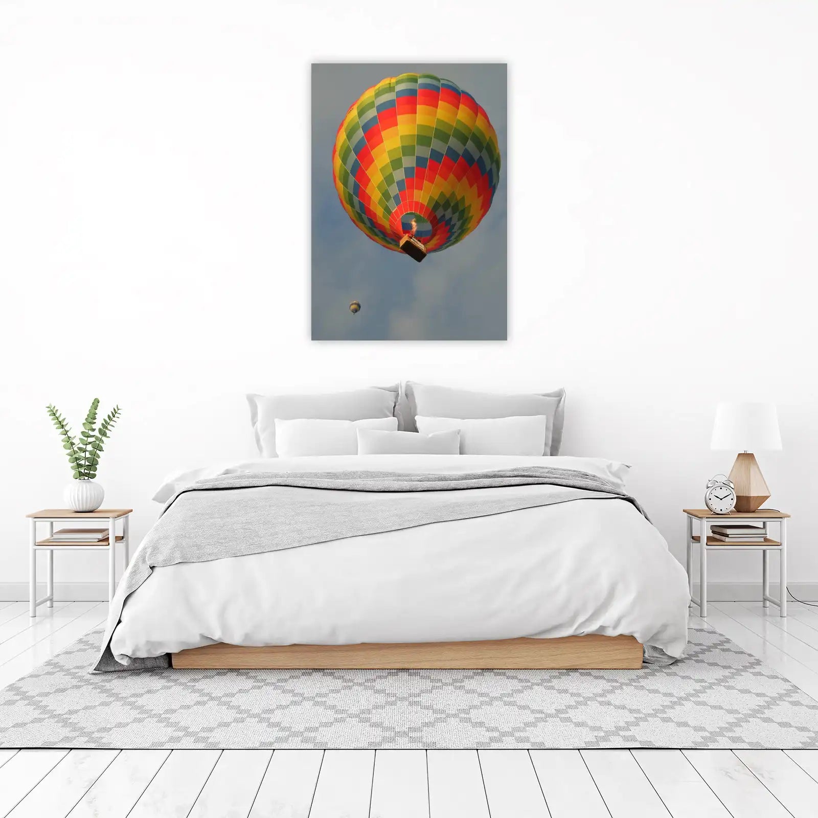 Vibrant Hot Air Balloon Ride Wall Art