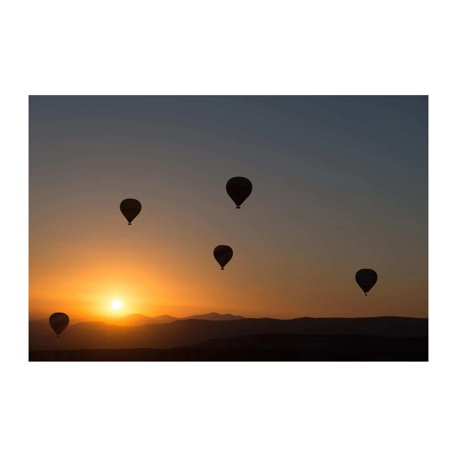 Sunrise Hot Air Balloon Adventure Wall Art