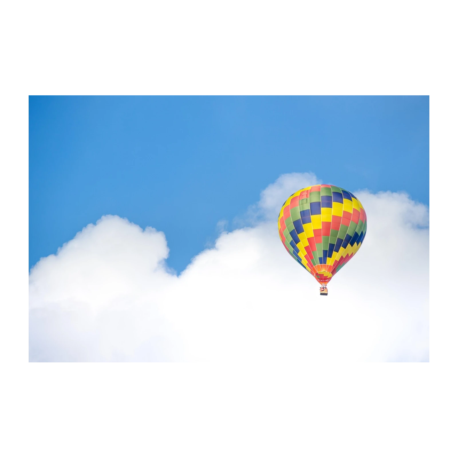 Vibrant Hot Air Balloon Sky Wall Art