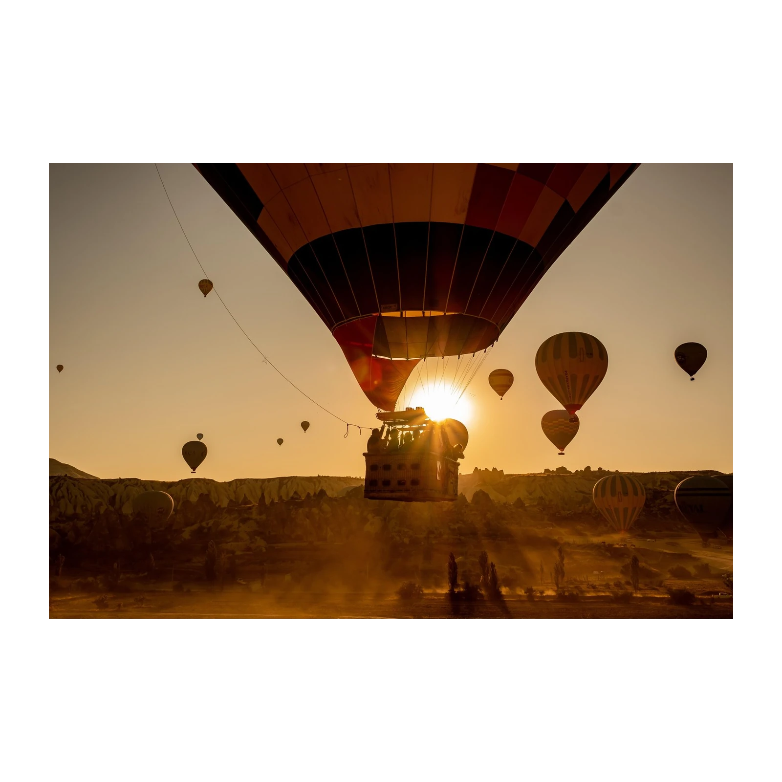 Sunrise Hot Air Balloons Adventure Wall Art